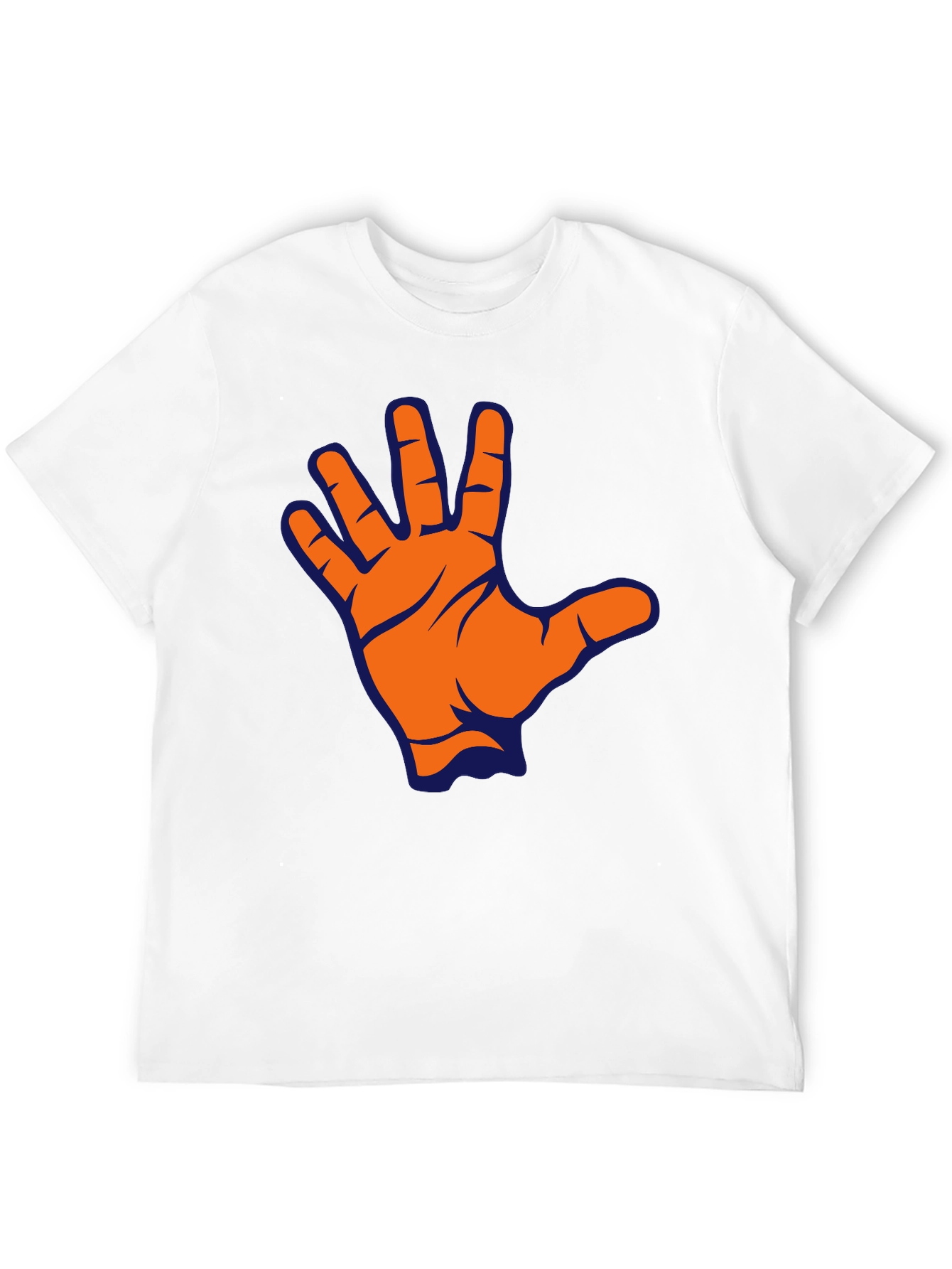 Live Long T-Shirt - Black Vulcan Salute Tee