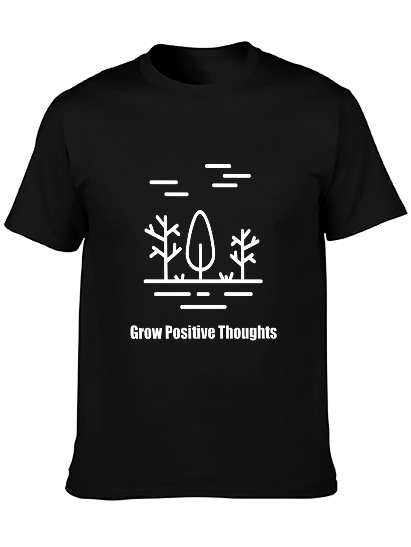 Grow Positive Thoughts Graphic T-Shirt
