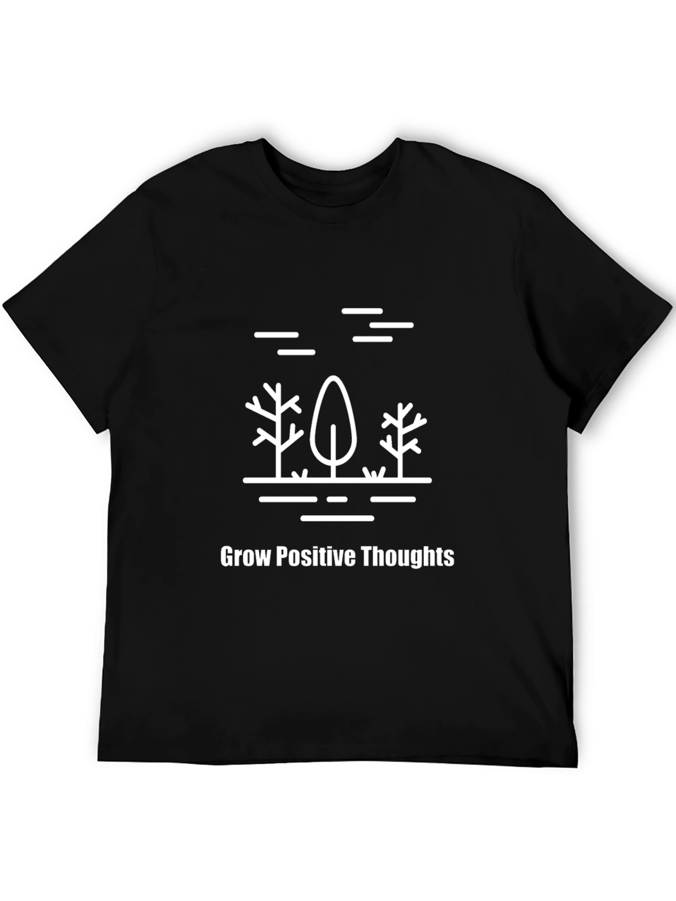 Grow Positive Thoughts Graphic T-Shirt