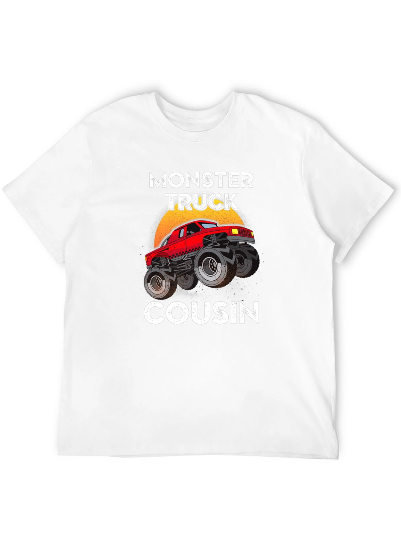 Monster Truck Cousin Tee - Black Graphic T-Shirt
