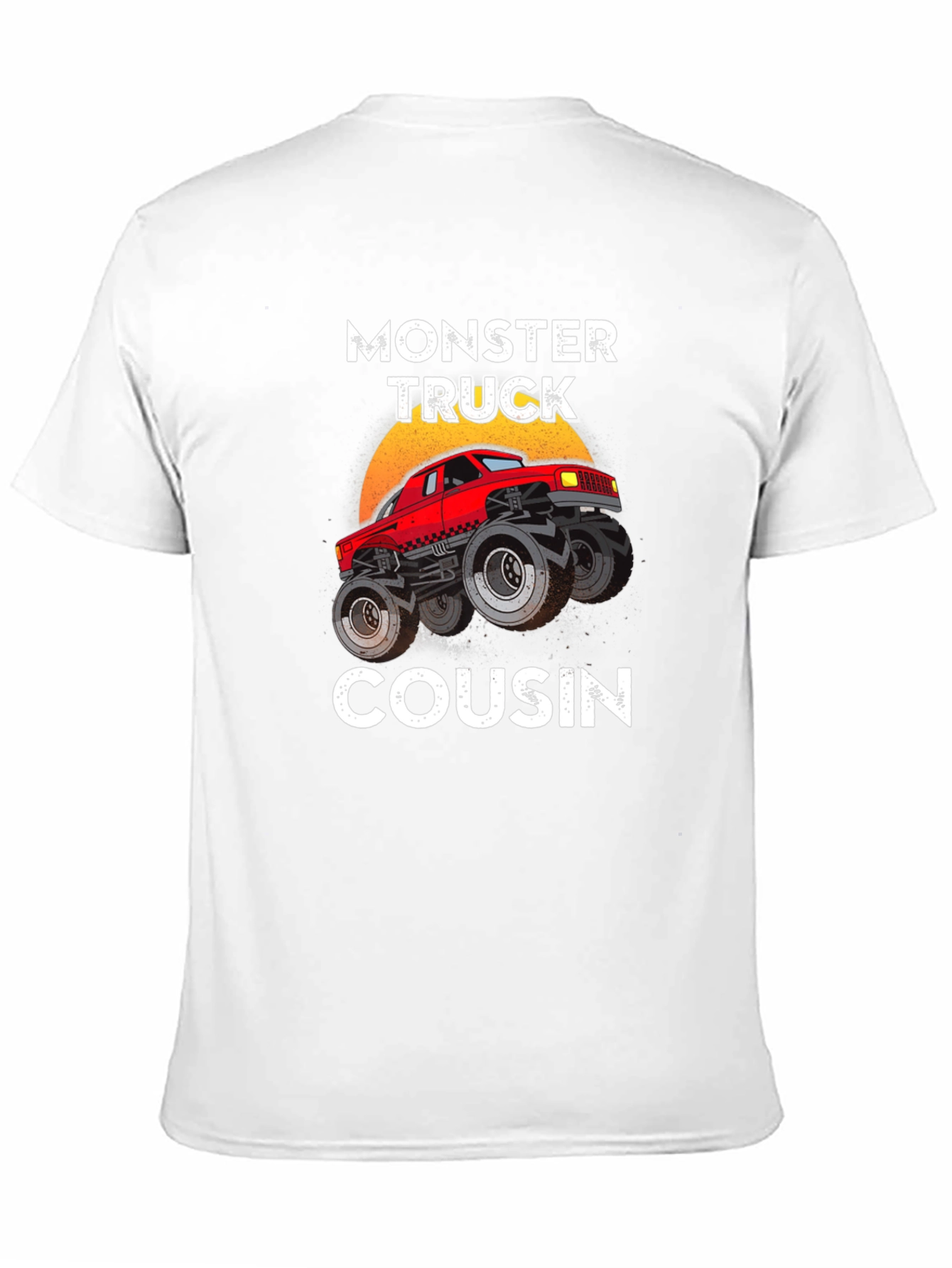 Monster Truck Cousin Tee - Black Graphic T-Shirt