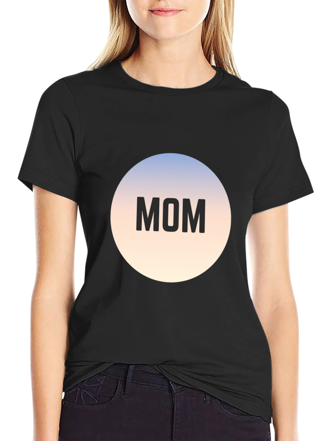 Stylish MOM Graphic Tee - Casual Comfort