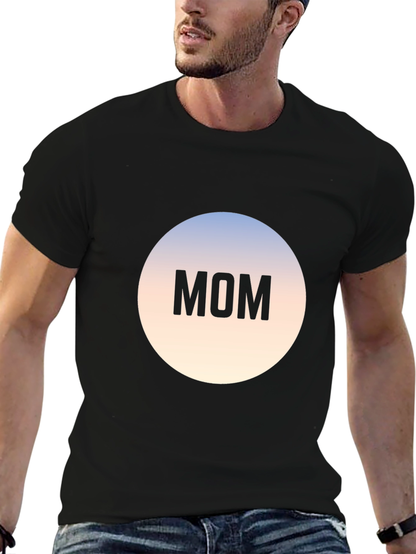 Stylish MOM Graphic Tee - Casual Comfort