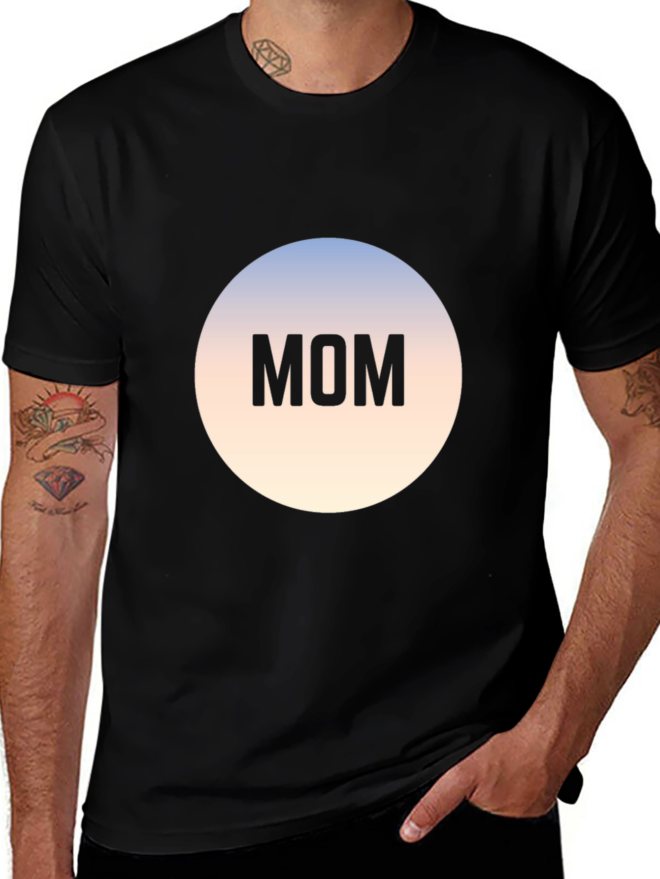 Stylish MOM Graphic Tee - Casual Comfort