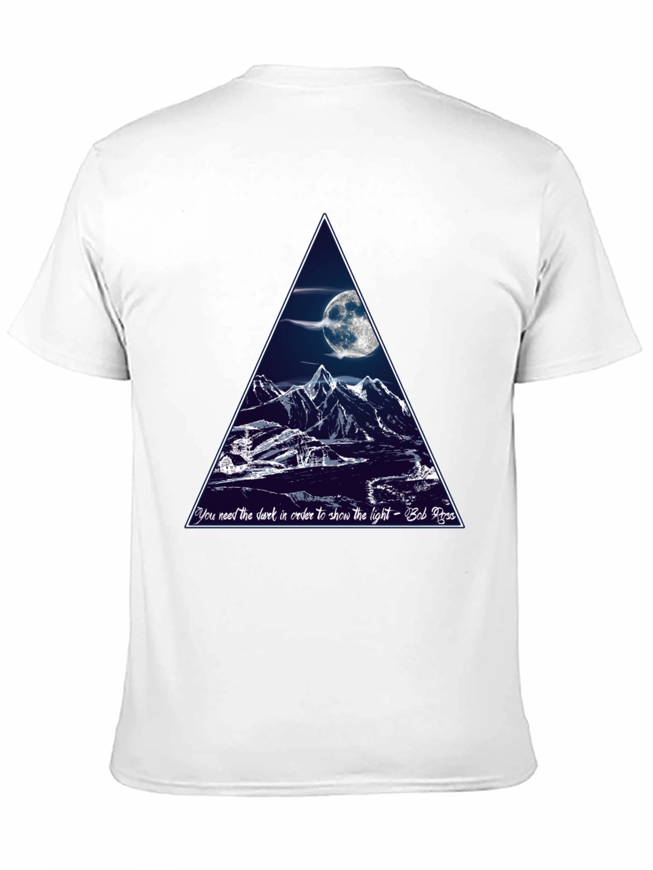 Bob Ross Moon Mountain T-Shirt
