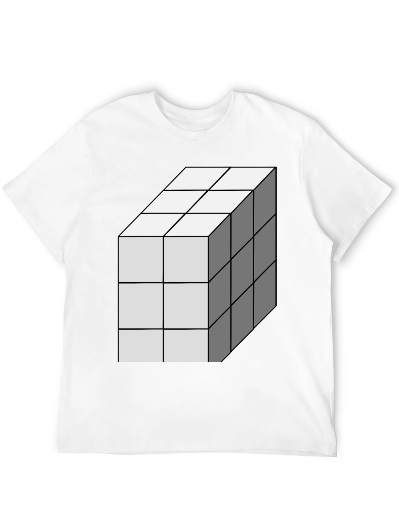 Cube Graphic Tee - Mens Casual Shirt