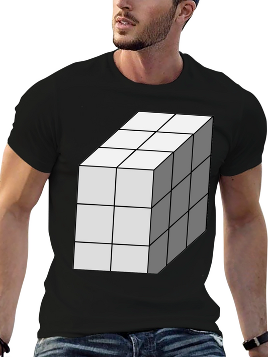 Cube Graphic Tee - Mens Casual Shirt