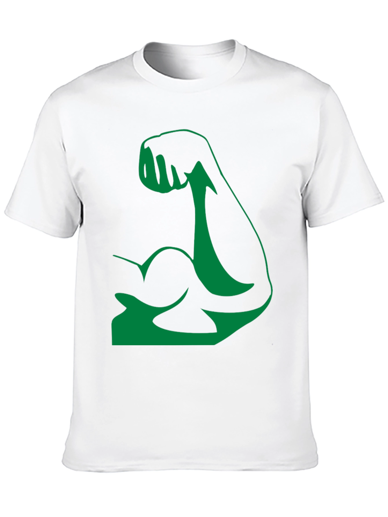 Hulk Arm T-Shirt - Green Muscle Power!