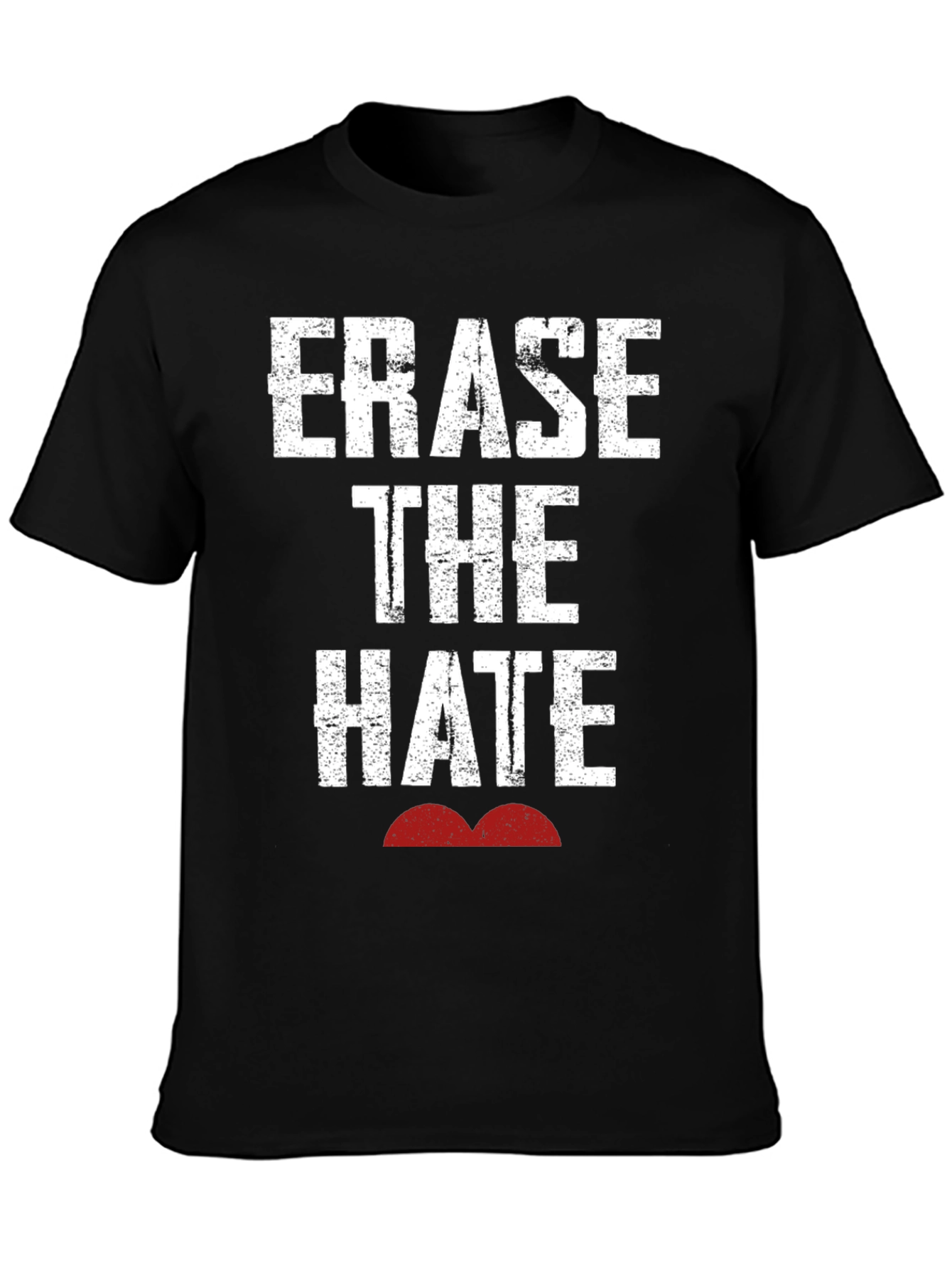 Erase The Hate Graphic T-Shirt - Black