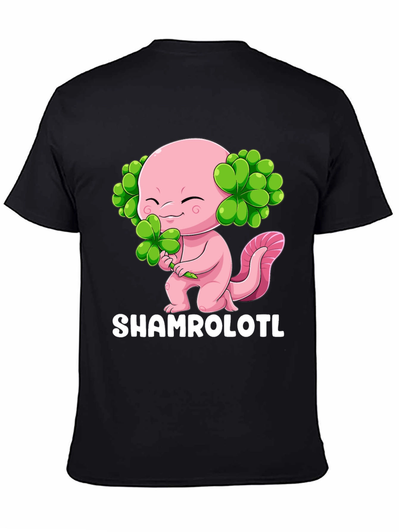 Shamrolotl T-Shirt - Lucky Axolotl St. Patricks Day