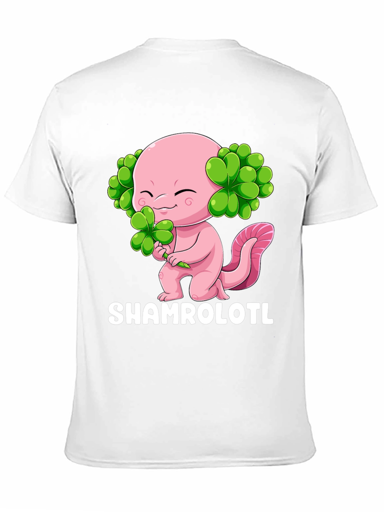 Shamrolotl T-Shirt - Lucky Axolotl St. Patricks Day
