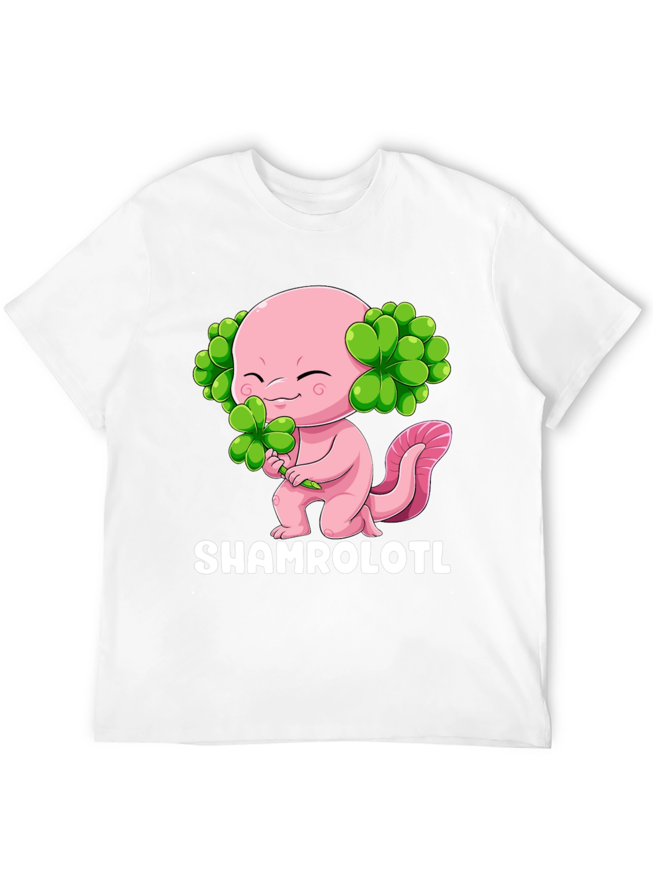 Shamrolotl T-Shirt - Lucky Axolotl St. Patricks Day