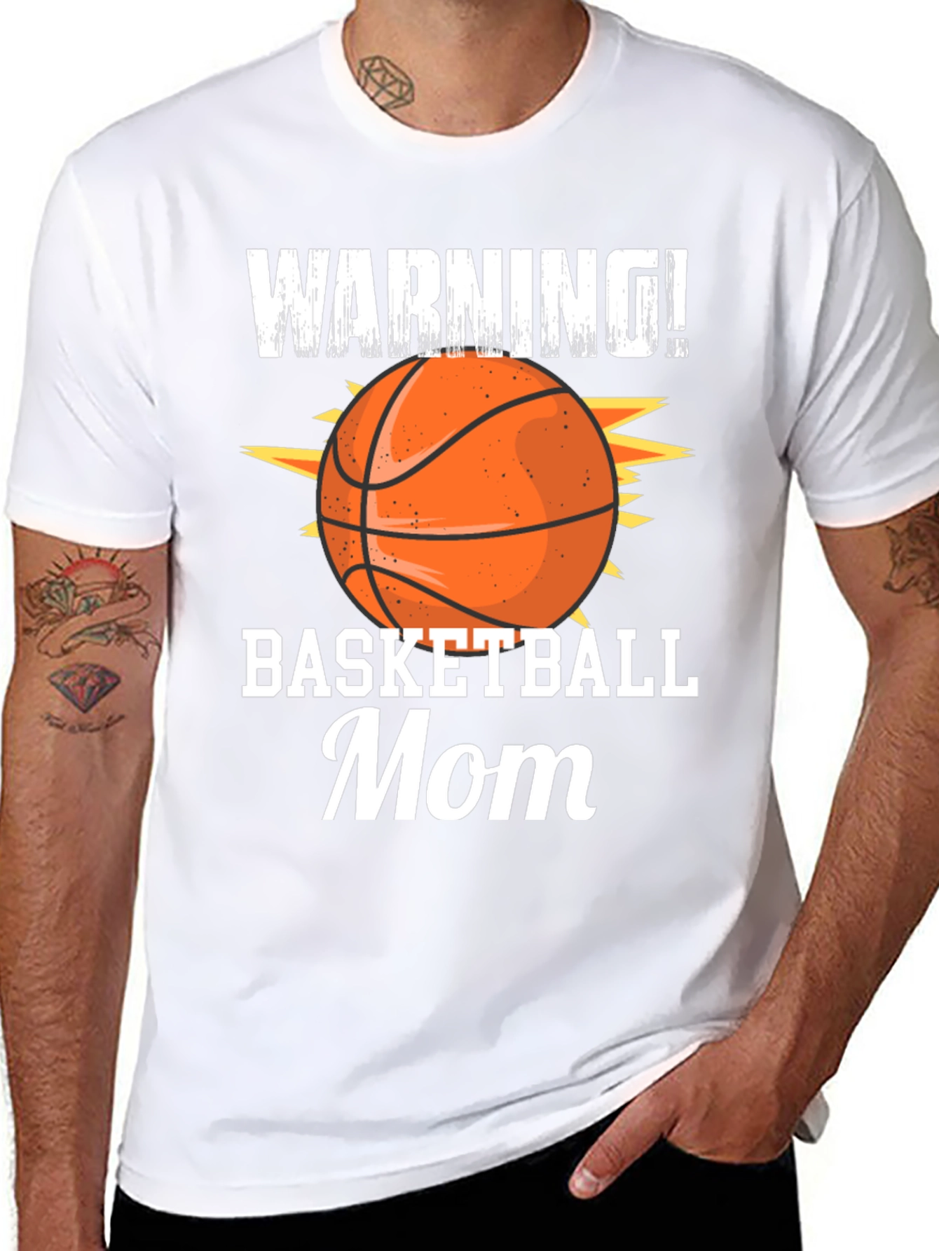 Basketball Mom Warning T-Shirt