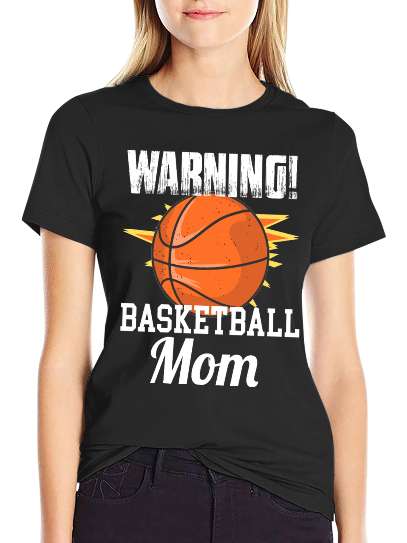 Basketball Mom Warning T-Shirt