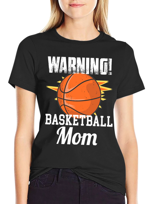 Basketball Mom Warning T-Shirt
