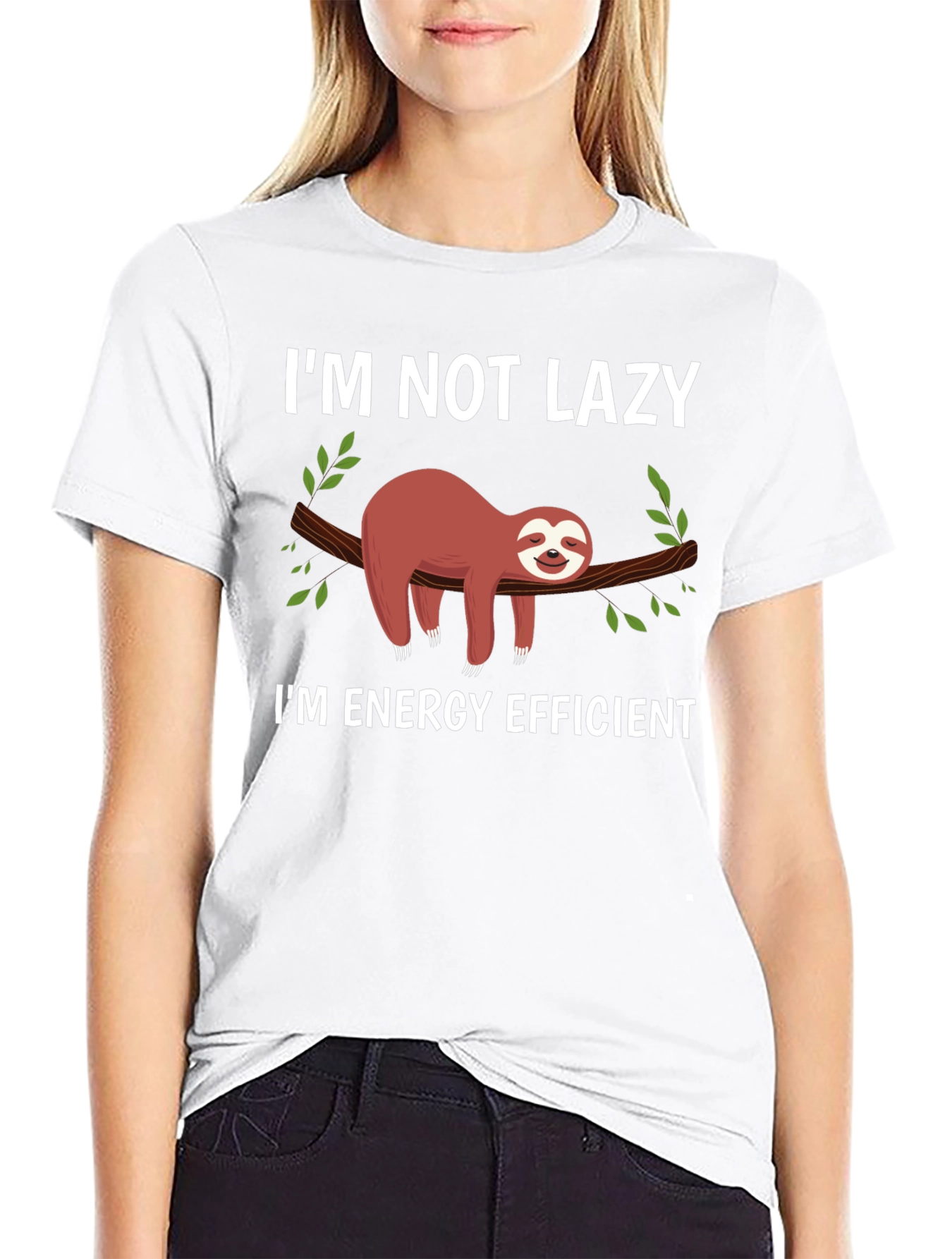 Im Not Lazy Sloth Graphic T-Shirt