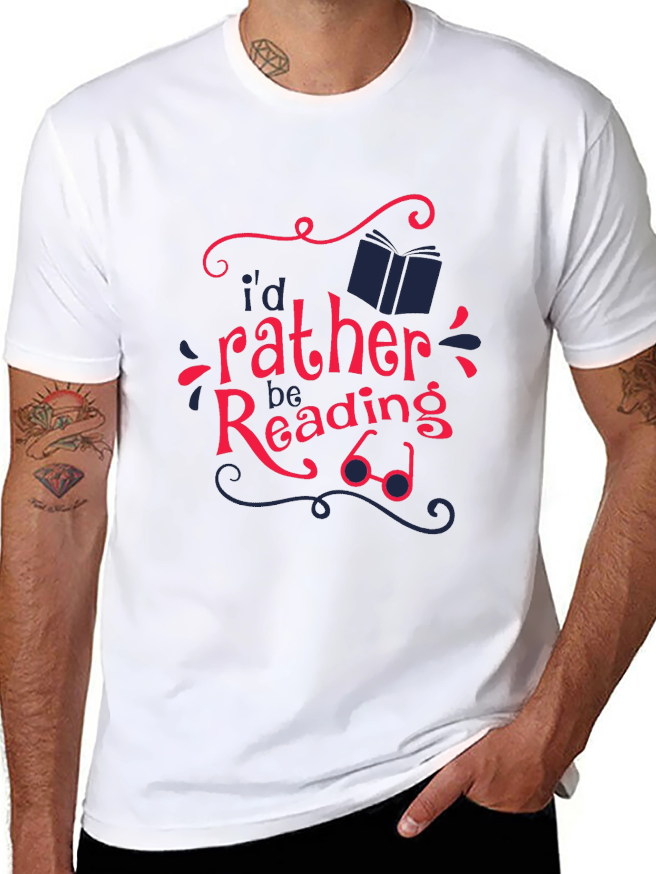 Book Lover Graphic T-Shirt - Reading is My Thing!