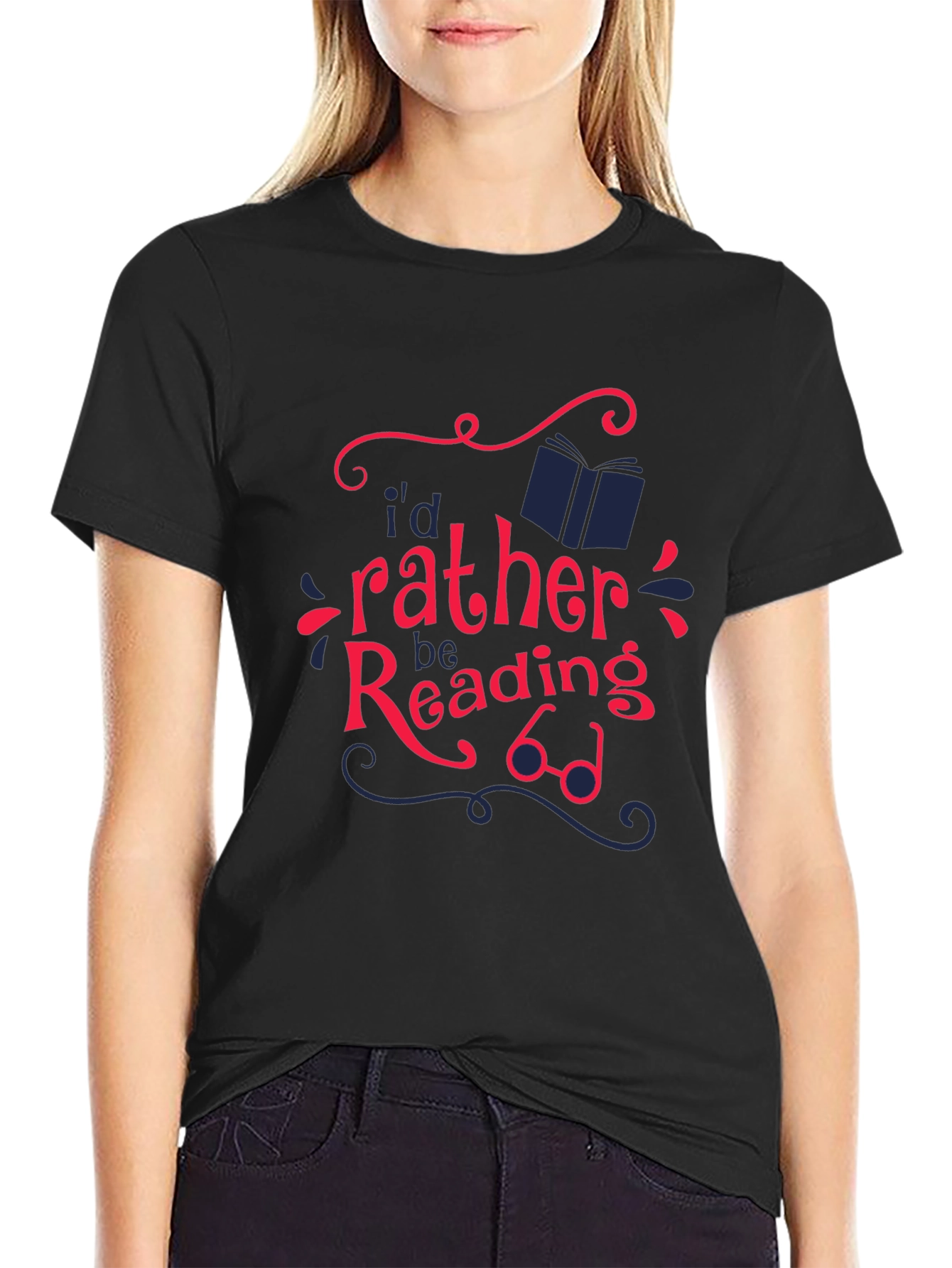Book Lover Graphic T-Shirt - Reading is My Thing!