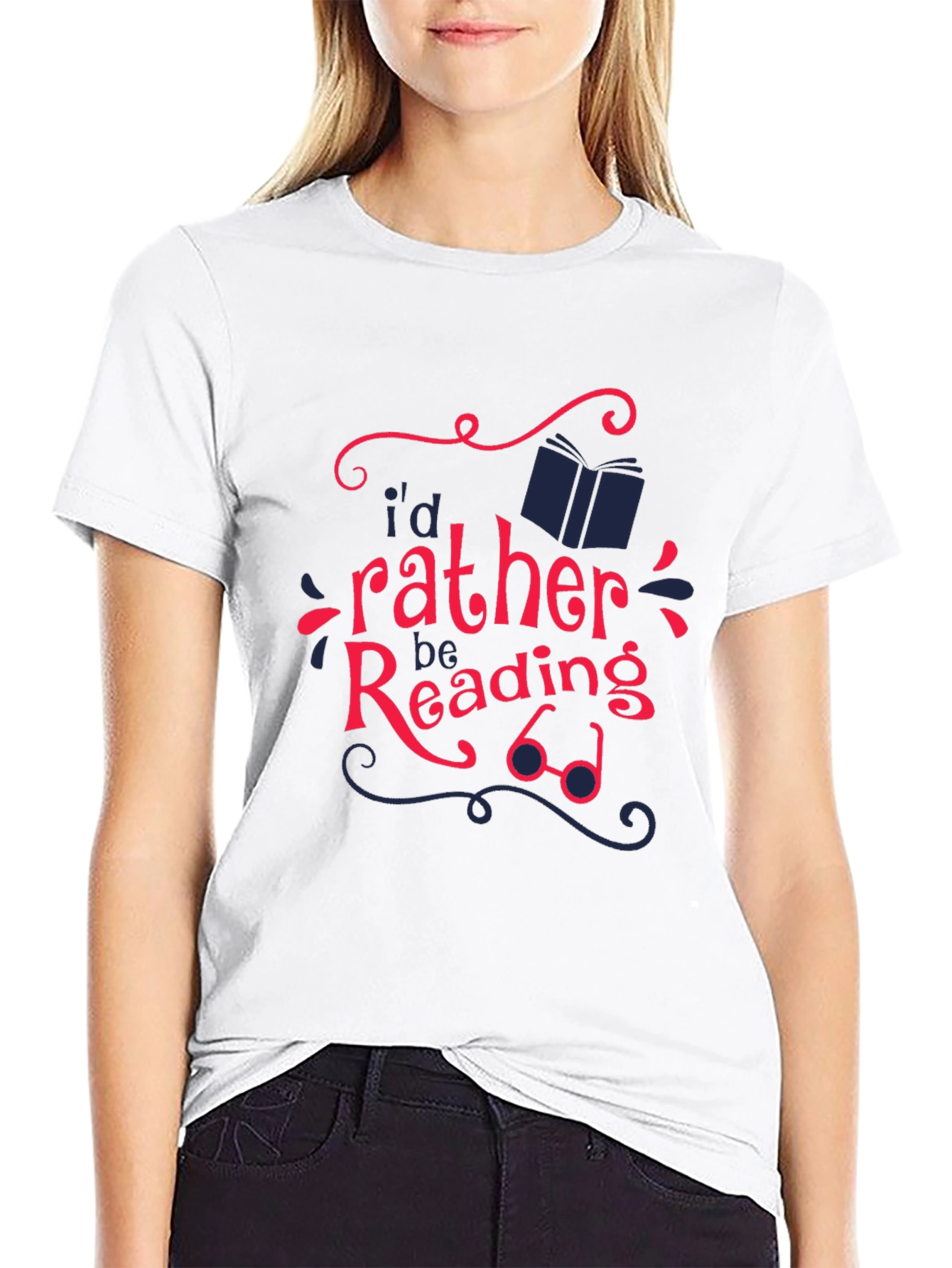 Book Lover Graphic T-Shirt - Reading is My Thing!