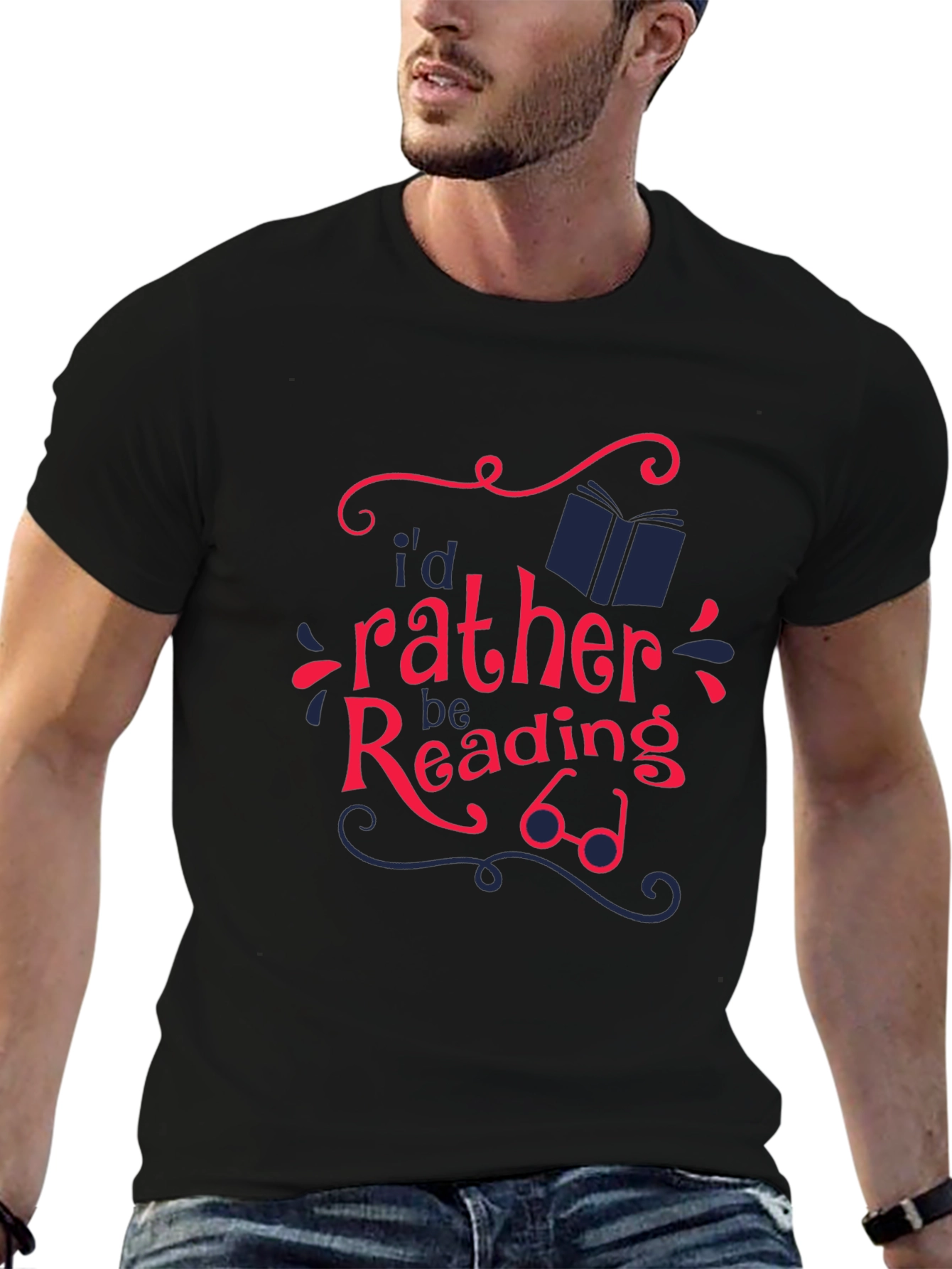 Book Lover Graphic T-Shirt - Reading is My Thing!