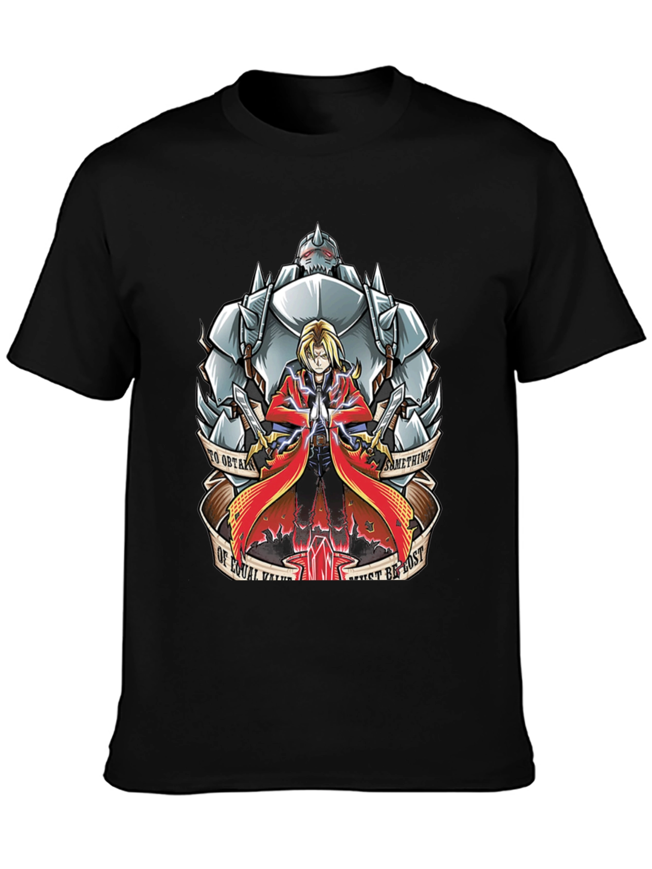 Anime Graphic T-Shirt - Fullmetal Alchemist Design