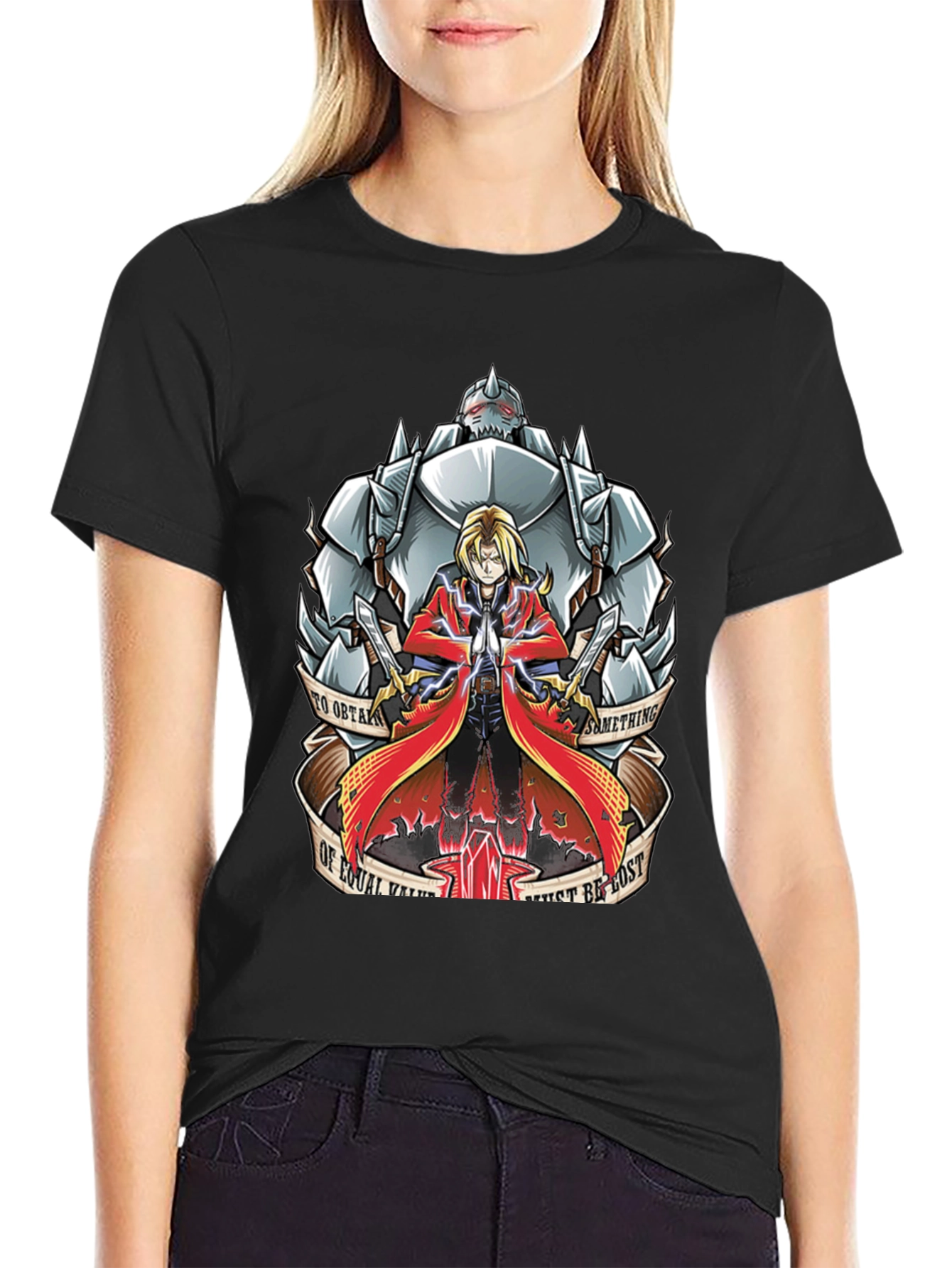 Anime Graphic T-Shirt - Fullmetal Alchemist Design