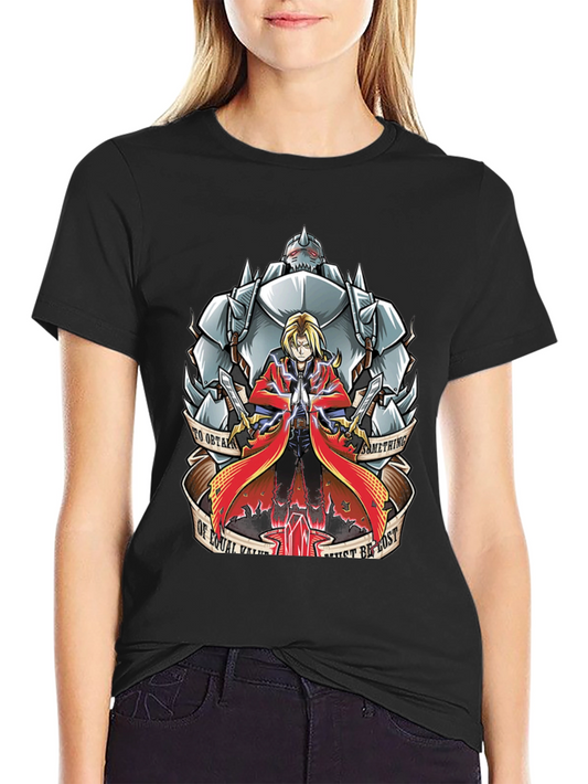 Anime Graphic T-Shirt - Fullmetal Alchemist Design