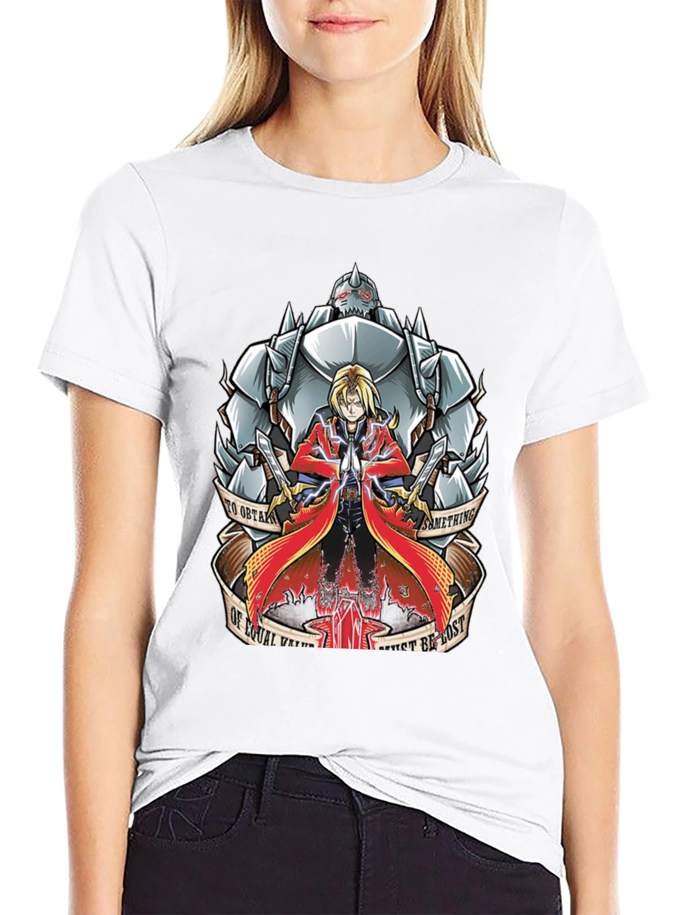 Anime Graphic T-Shirt - Fullmetal Alchemist Design