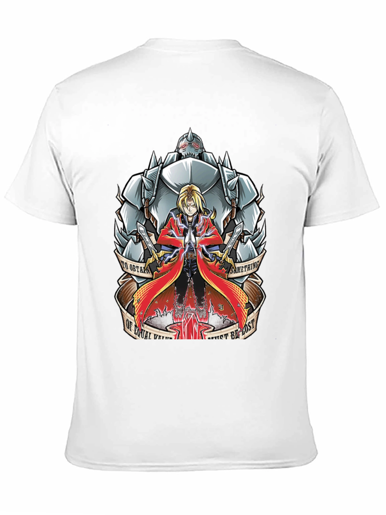 Anime Graphic T-Shirt - Fullmetal Alchemist Design