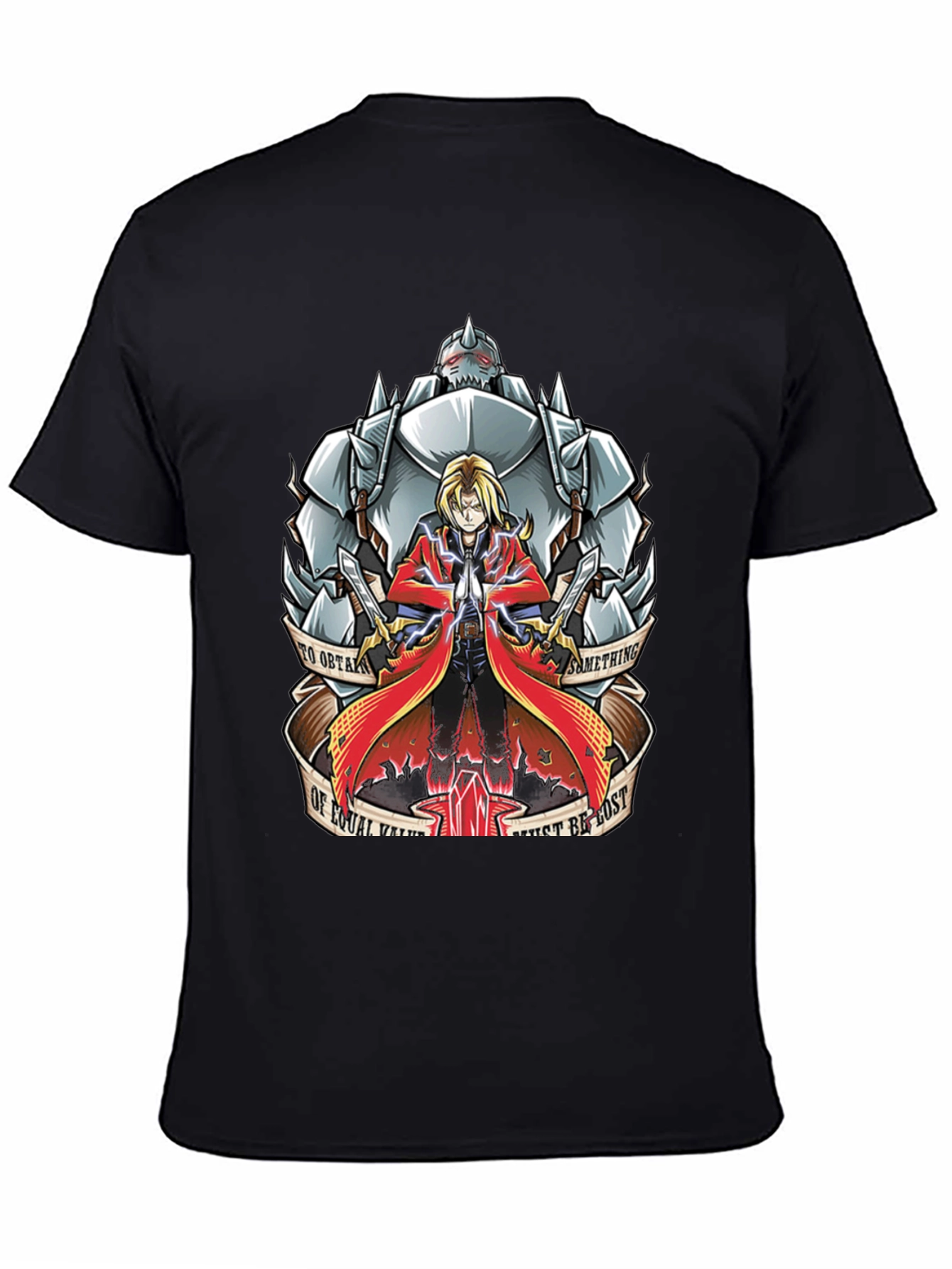 Anime Graphic T-Shirt - Fullmetal Alchemist Design