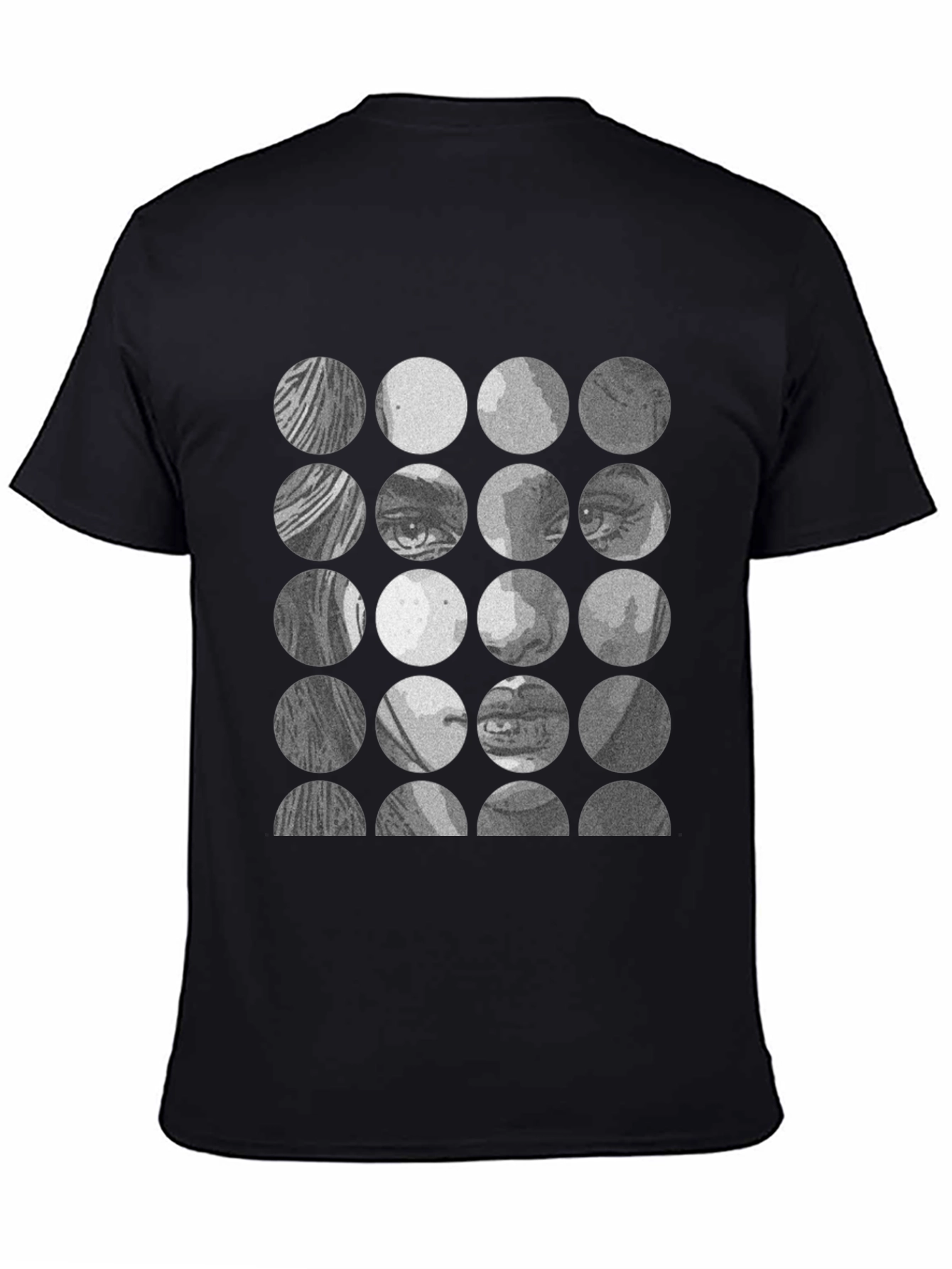 Face Mosaic T-Shirt - Unique Graphic Tee