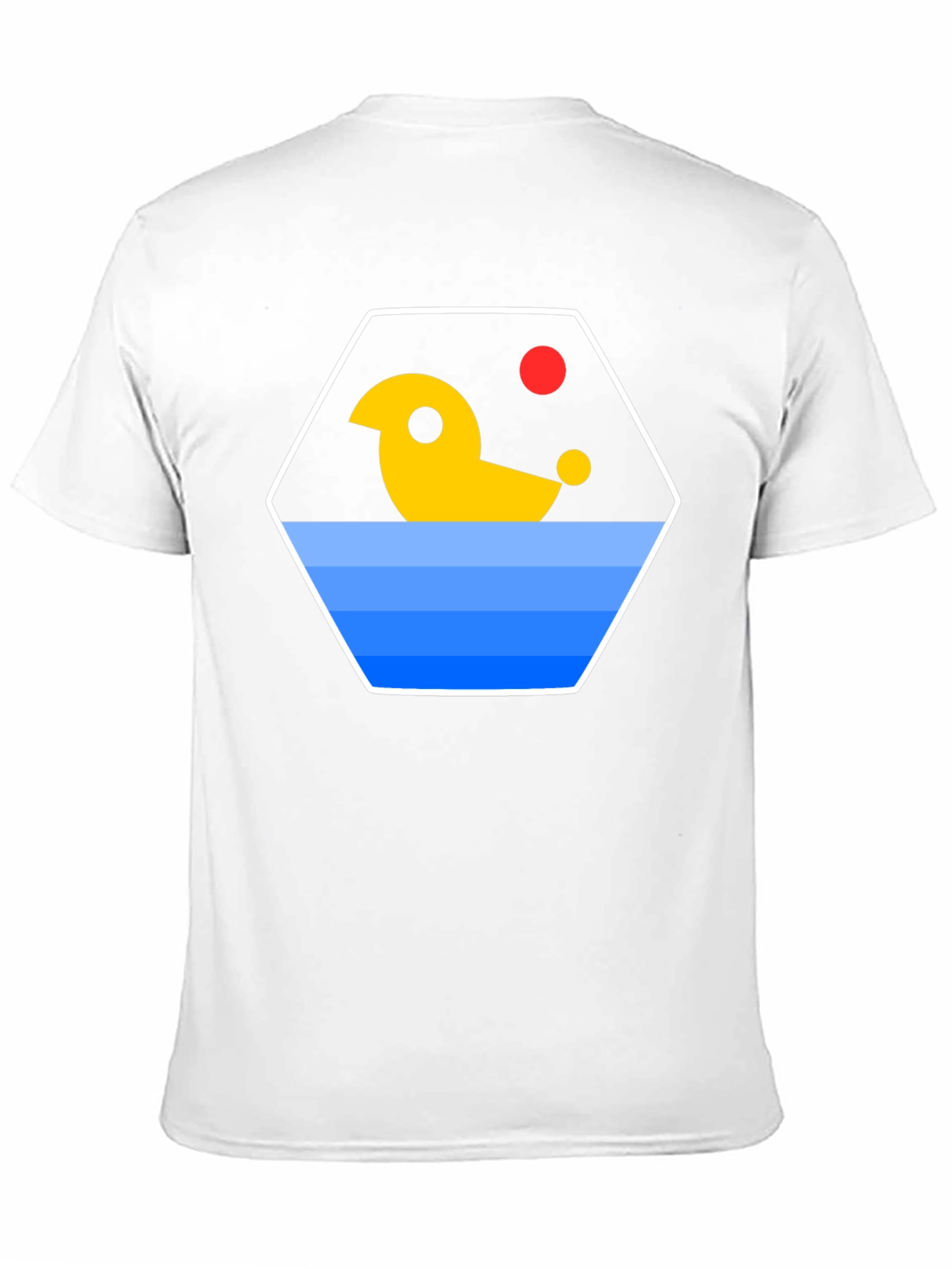 Abstract Duck Graphic T-Shirt