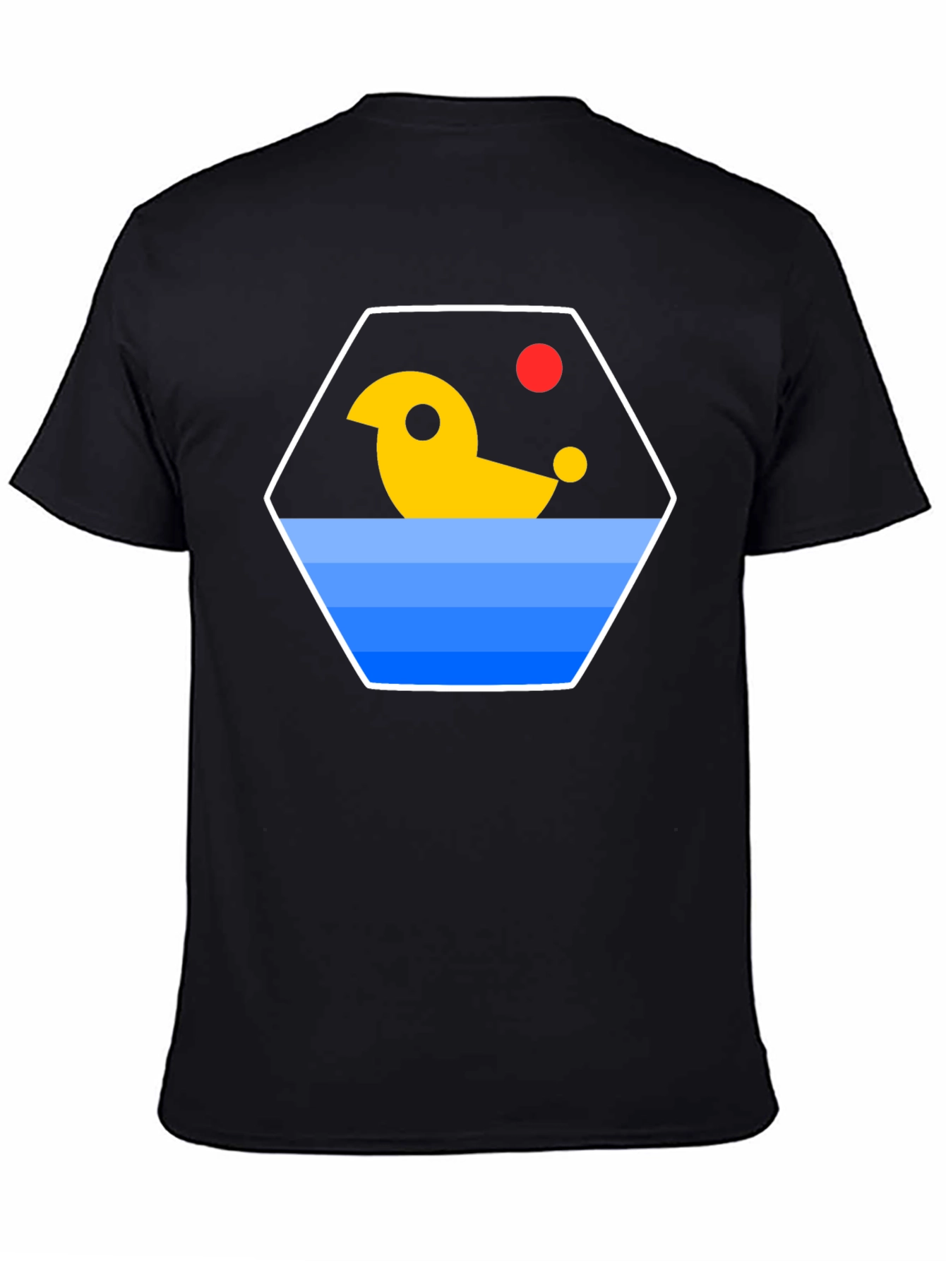 Abstract Duck Graphic T-Shirt