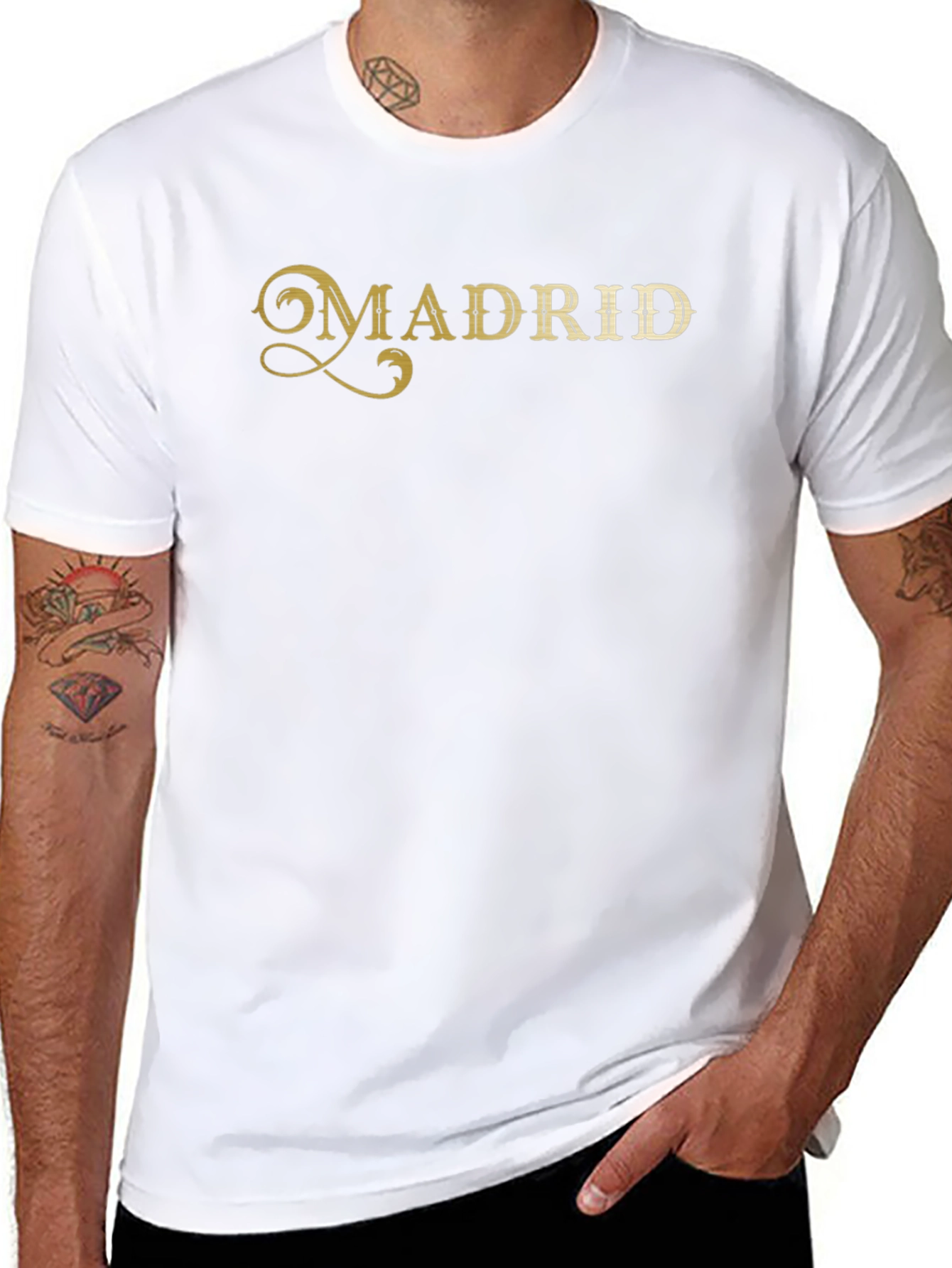 Madrid Script T-Shirt - Classic City Style