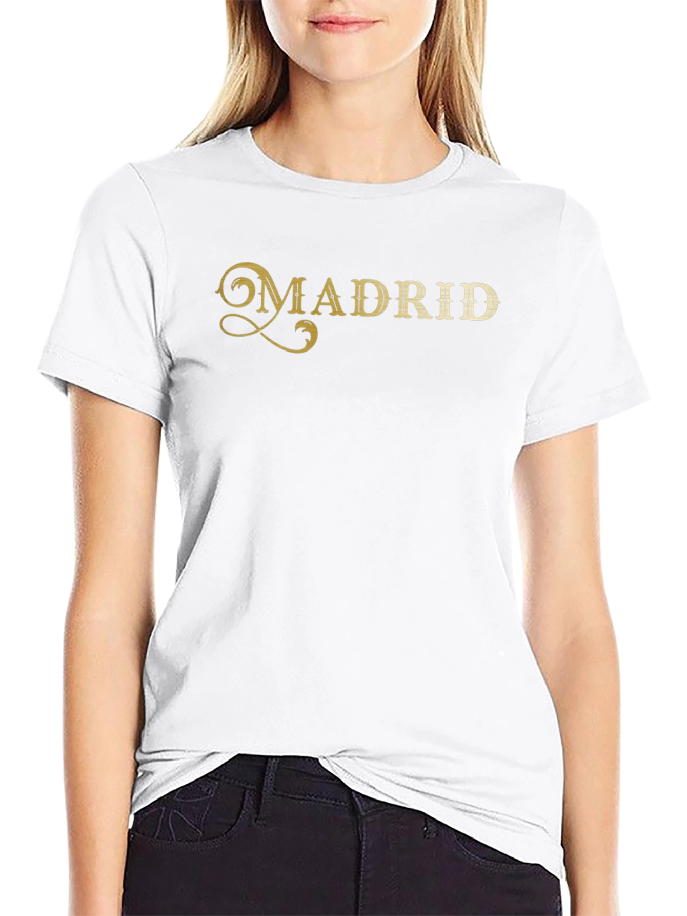 Madrid Script T-Shirt - Classic City Style