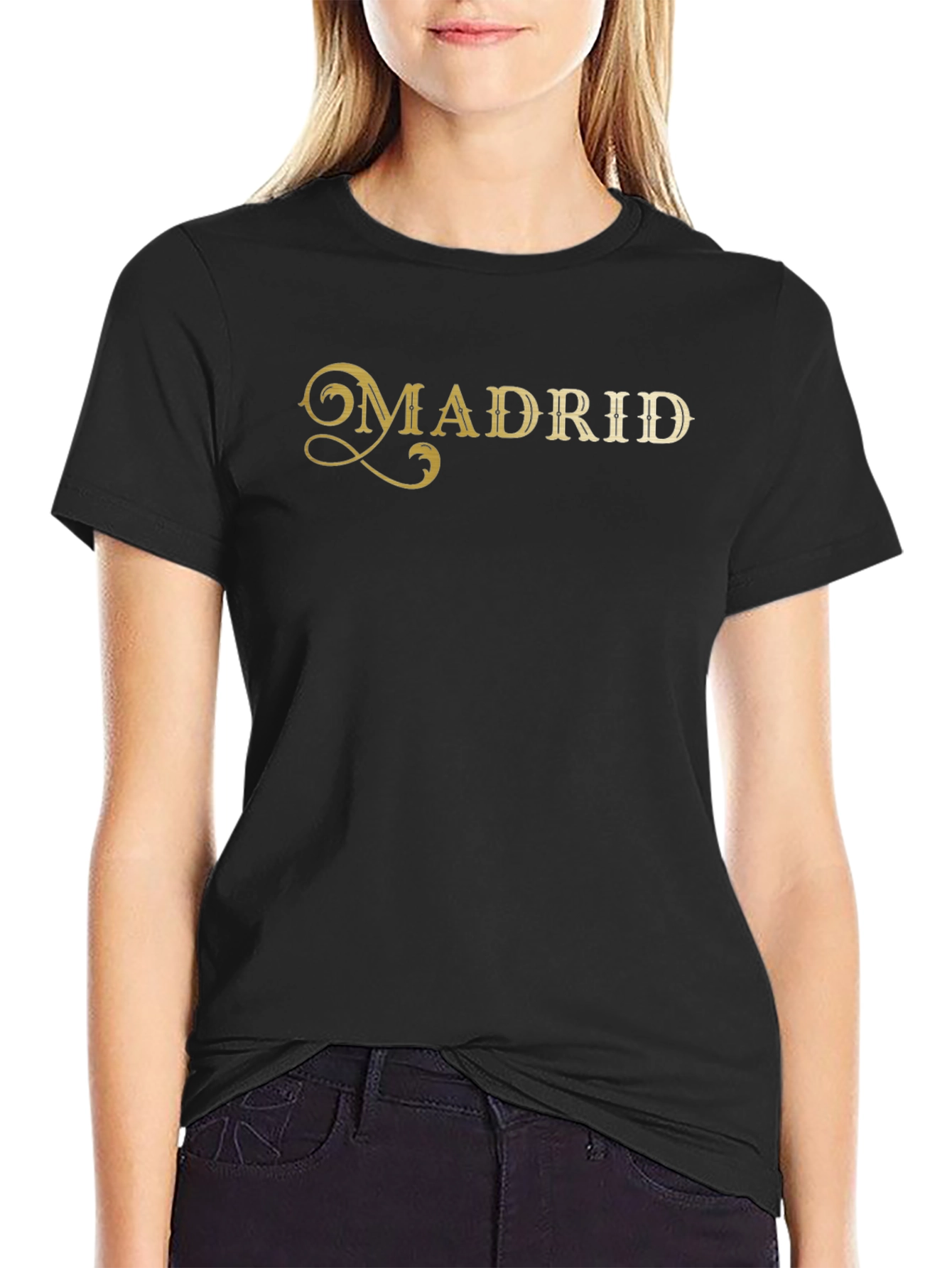 Madrid Script T-Shirt - Classic City Style