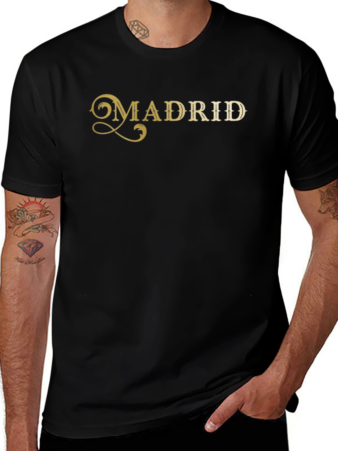 Madrid Script T-Shirt - Classic City Style