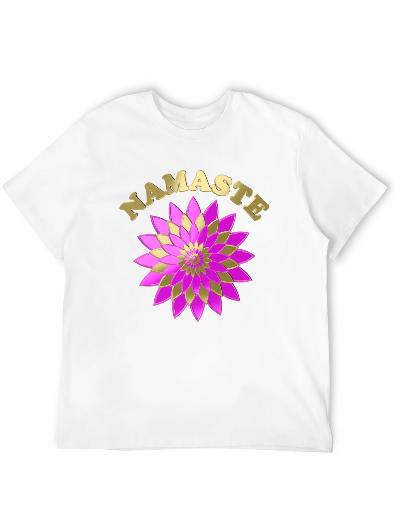 Namaste Lotus Graphic T-Shirt