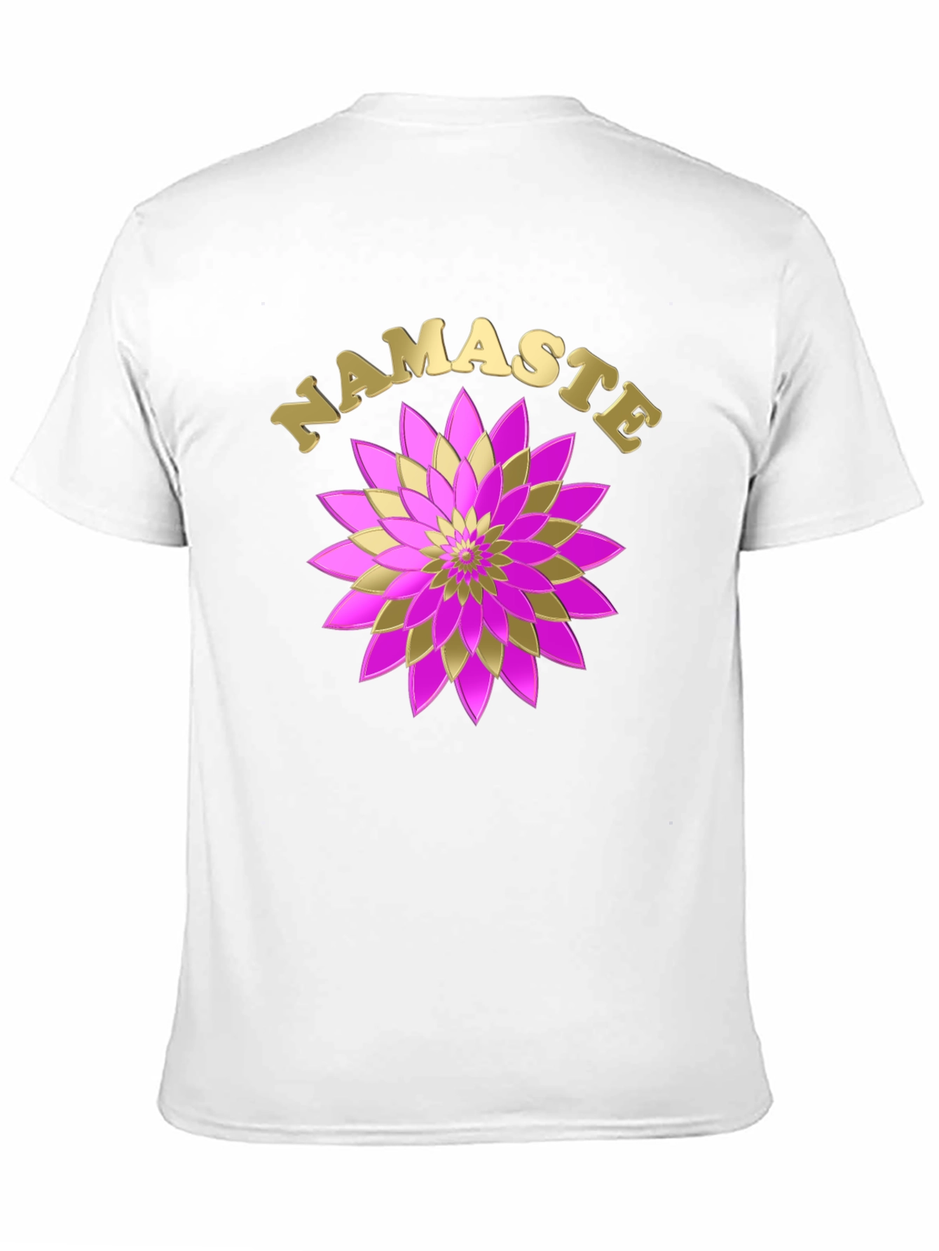 Namaste Lotus Graphic T-Shirt