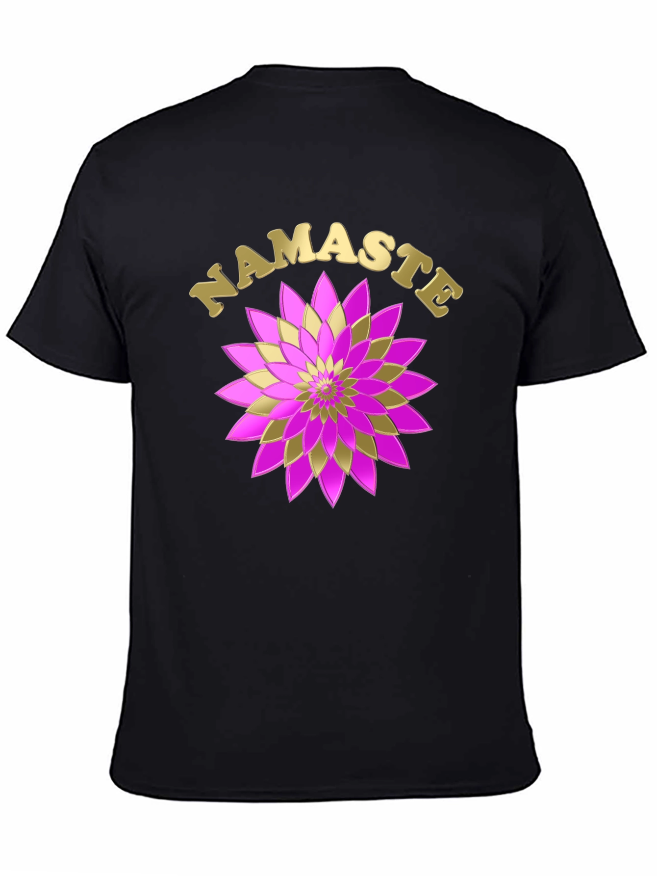 Namaste Lotus Graphic T-Shirt