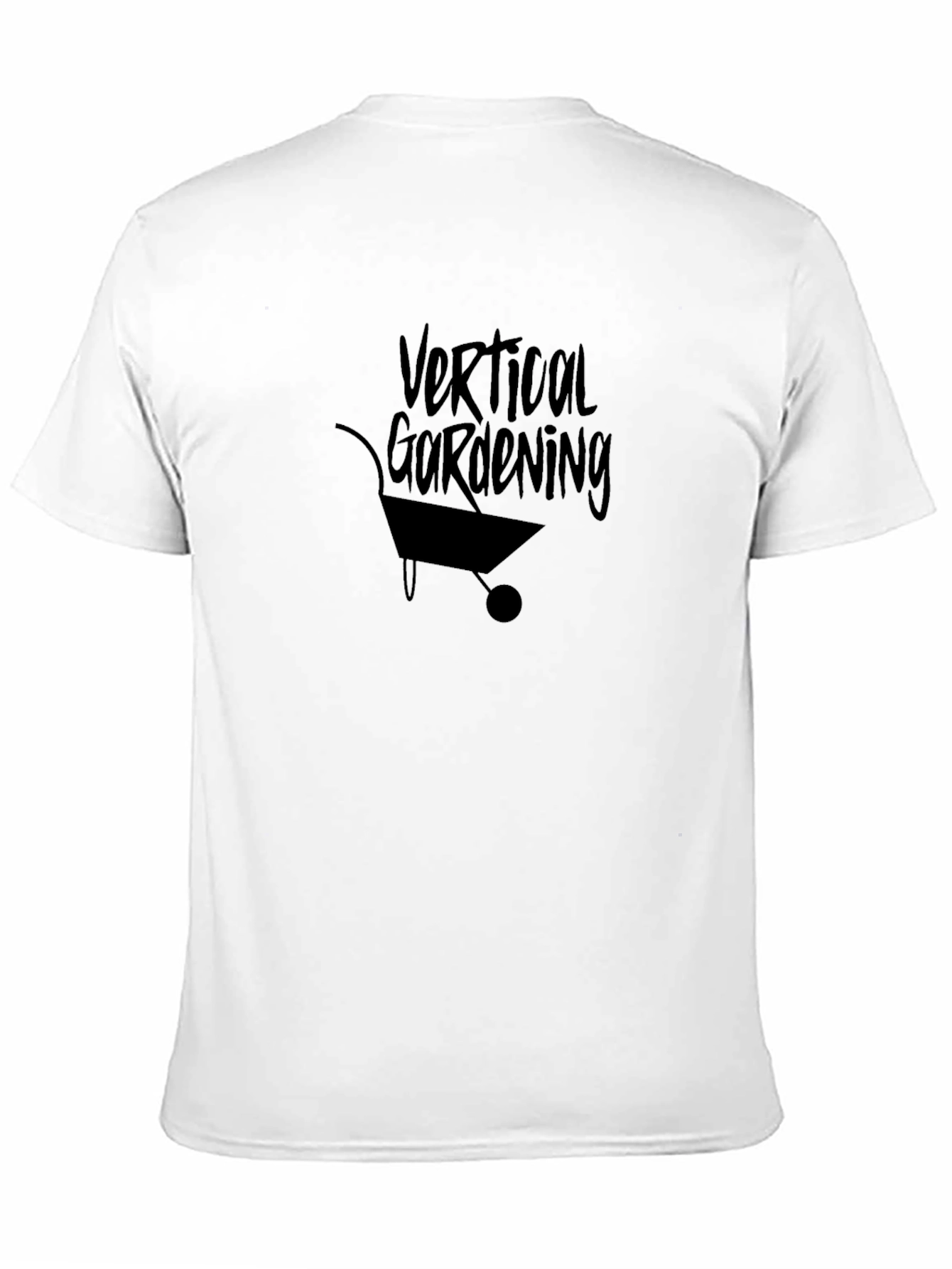 Vertical Gardening T-Shirt - Black Graphic Tee