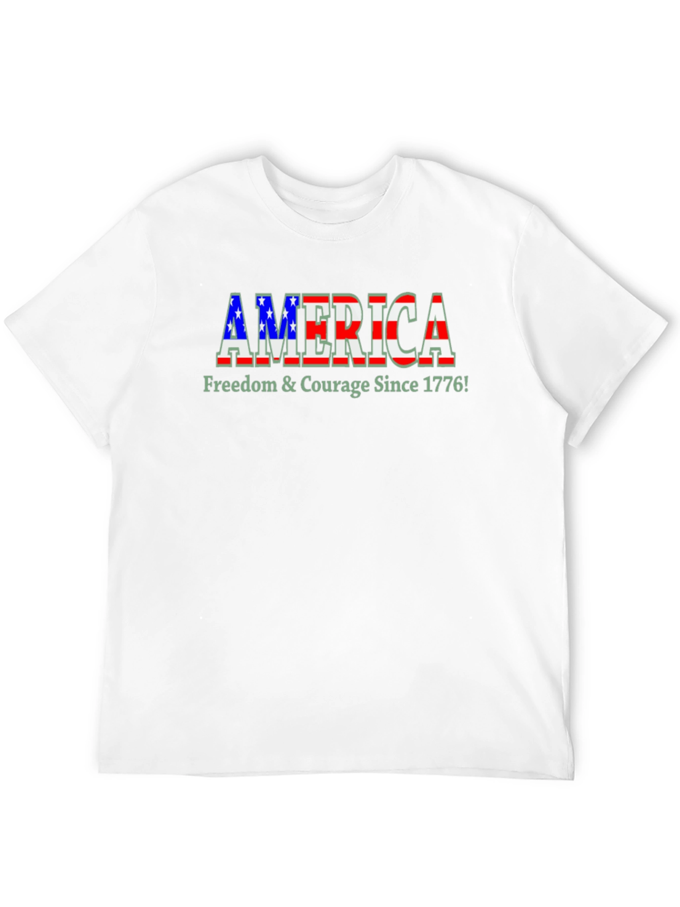 America Freedom & Courage Tee - Patriotic Style