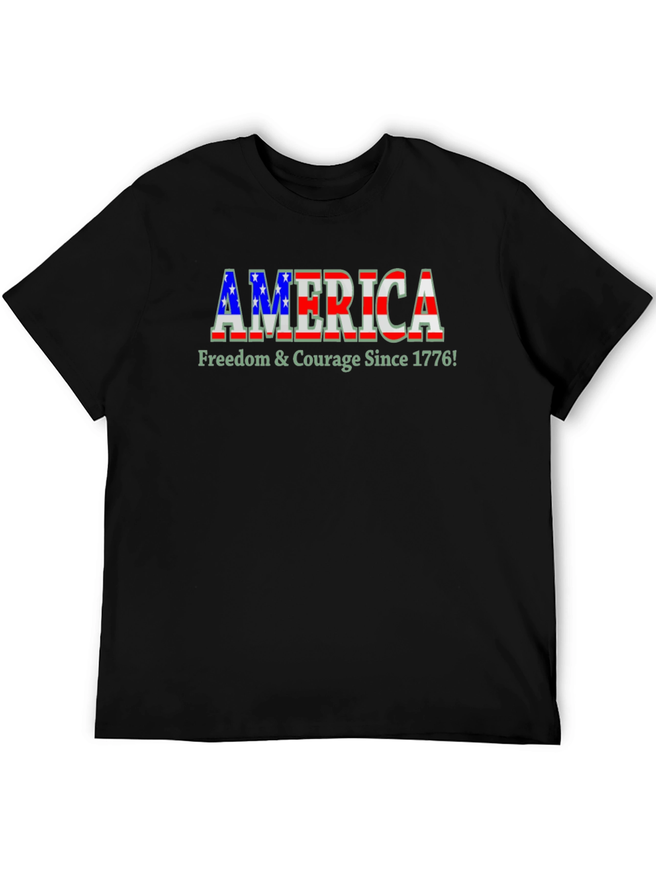 America Freedom & Courage Tee - Patriotic Style