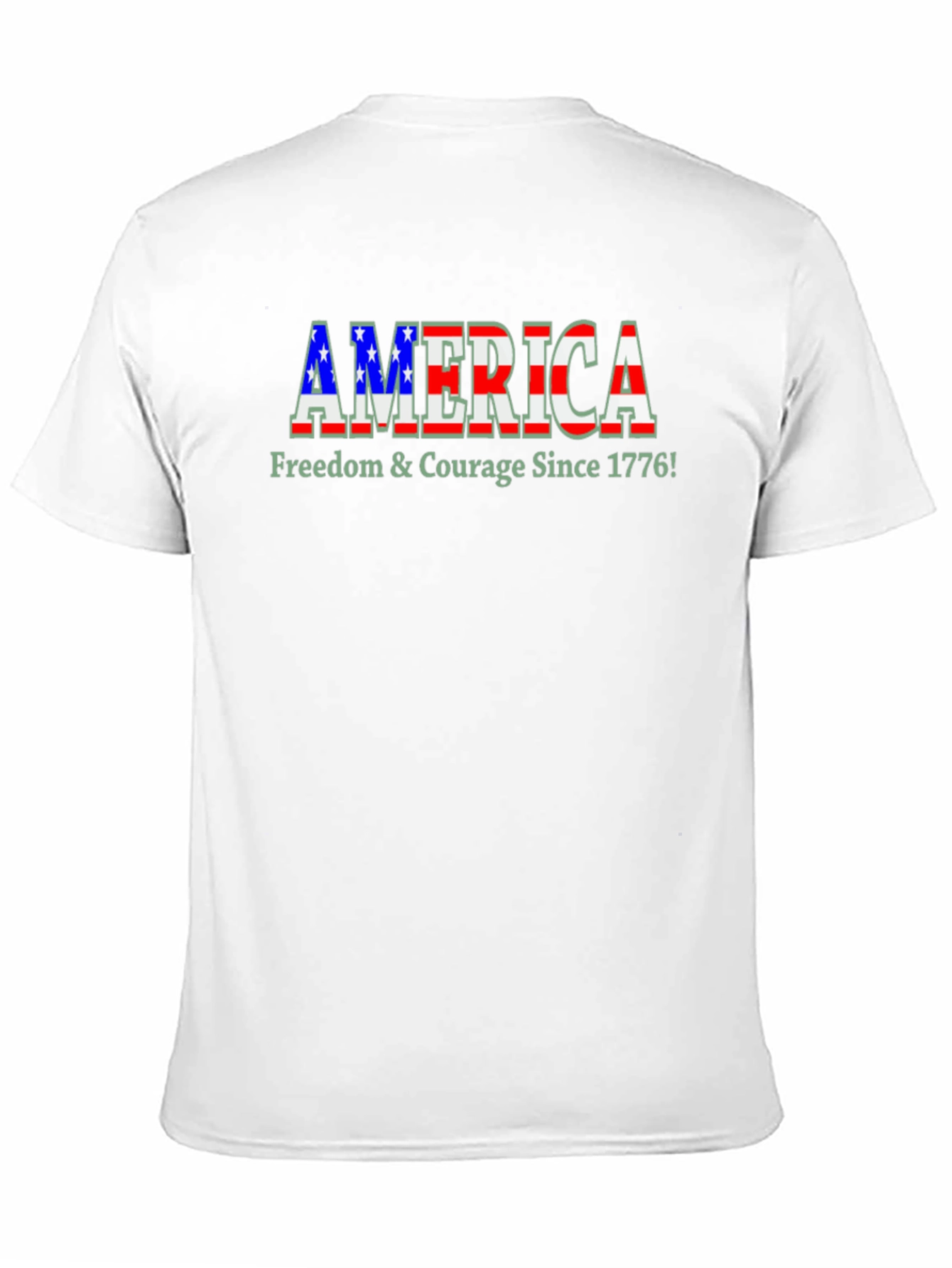 America Freedom & Courage Tee - Patriotic Style