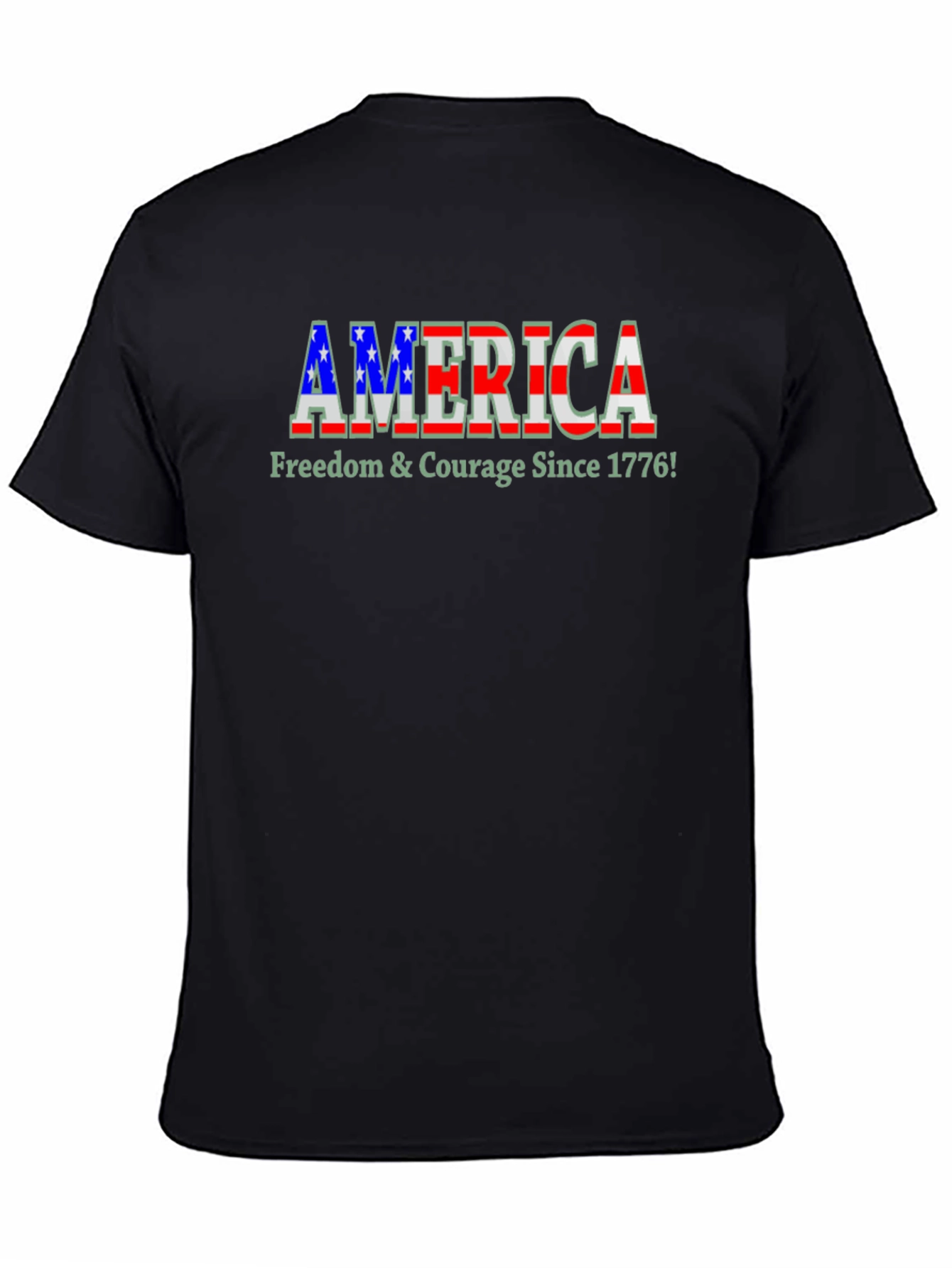 America Freedom & Courage Tee - Patriotic Style