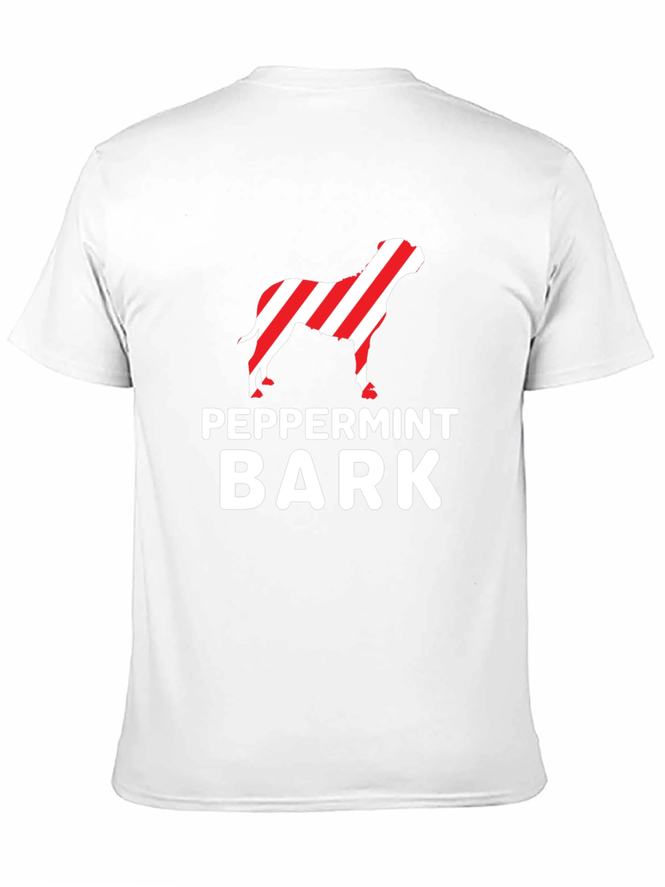 Peppermint Bark Dog T-Shirt - Christmas Holiday Tee