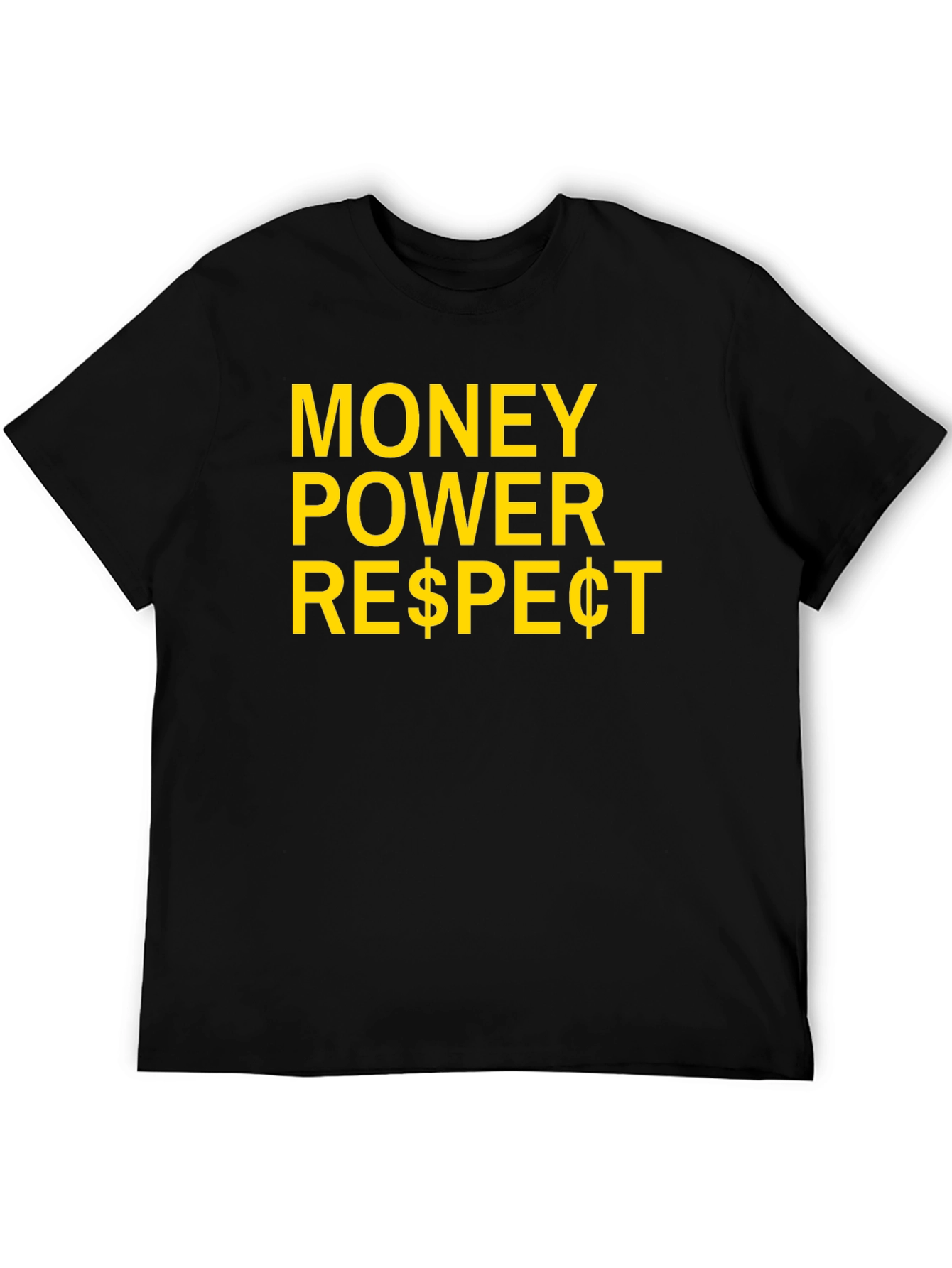 Money Power Respect T-Shirt - Black