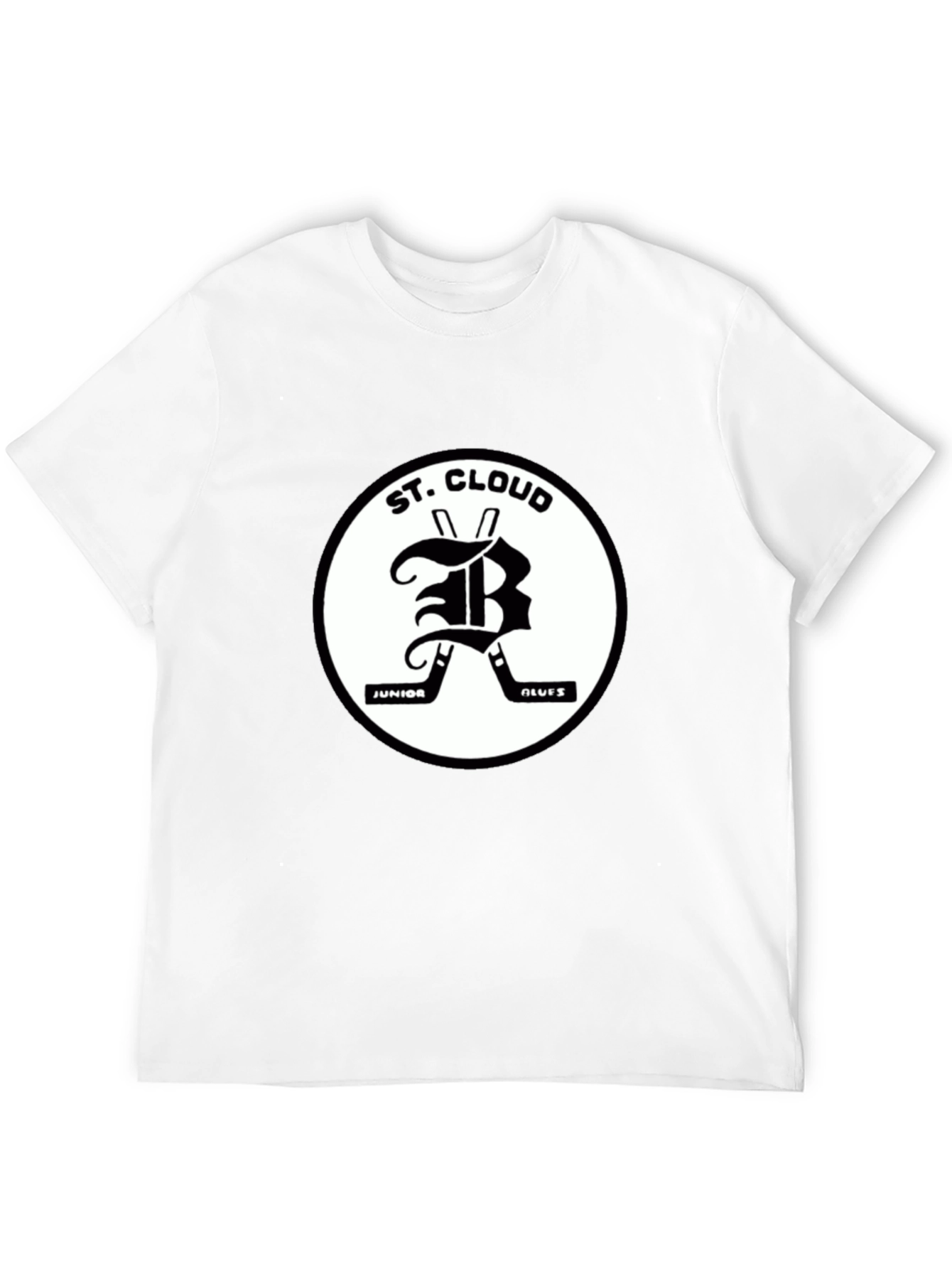 St. Cloud Junior Blues Black T-Shirt