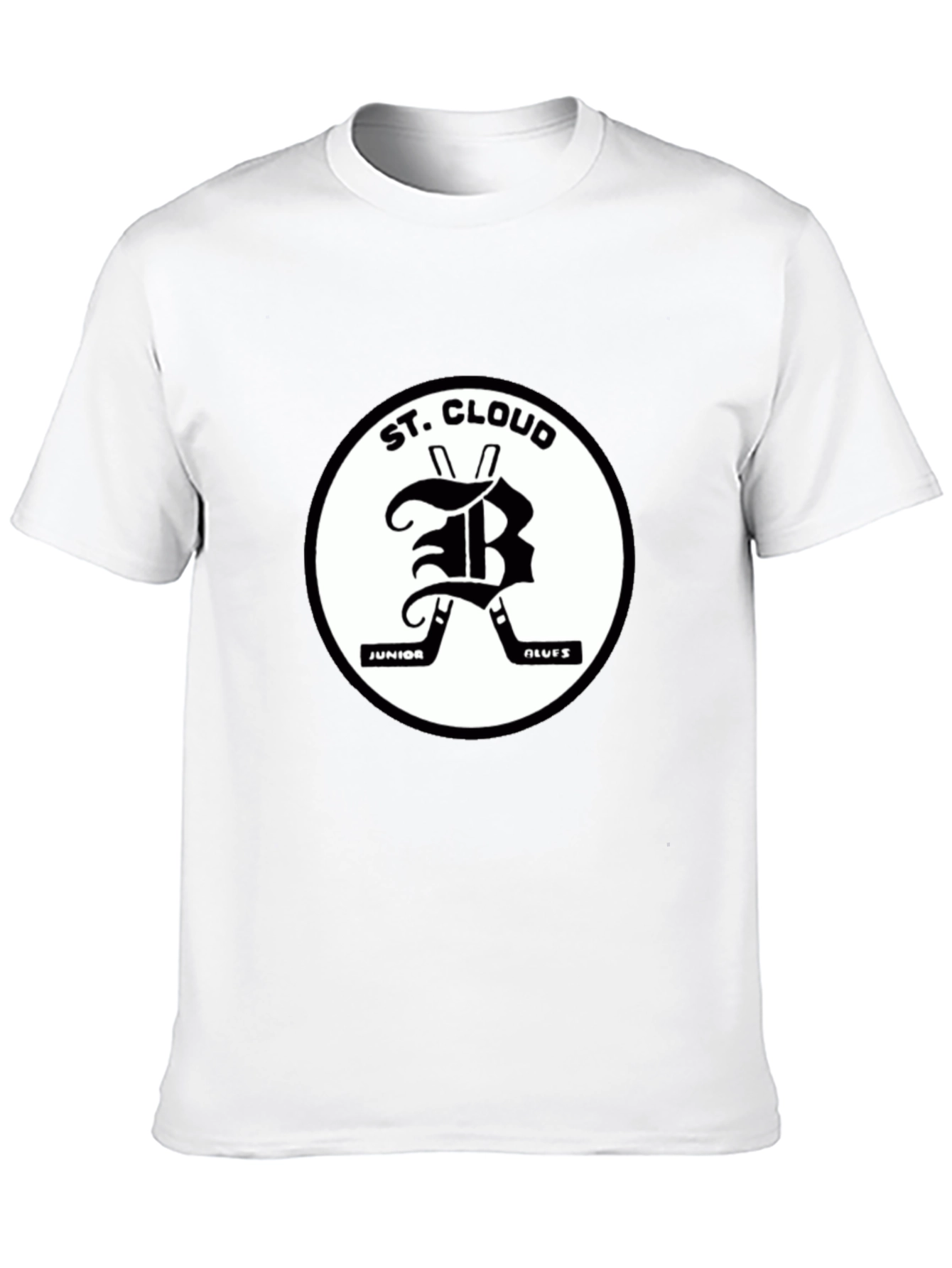 St. Cloud Junior Blues Black T-Shirt