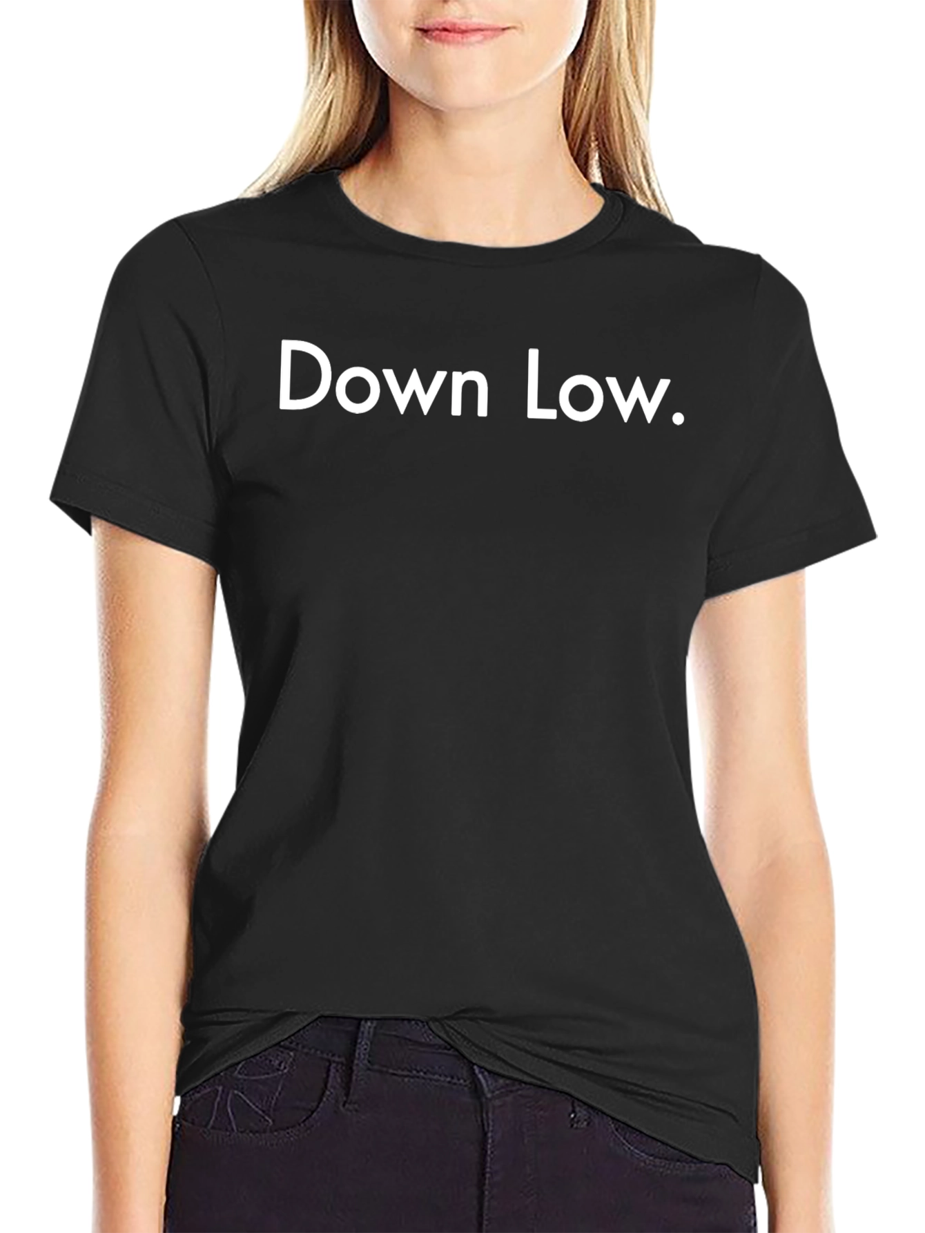 Down Low Graphic T-Shirt - Casual Style